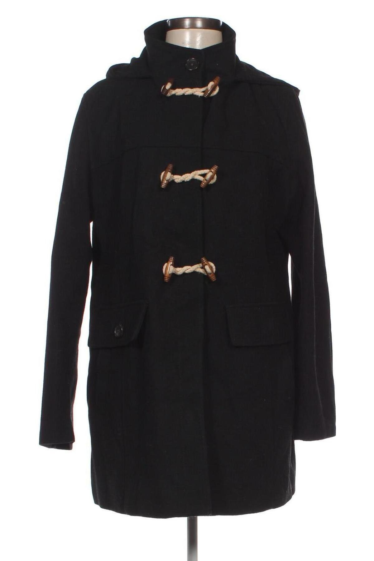 Dámský kabát  Springfield, Velikost XL, Barva Černá, Cena  257,00 Kč