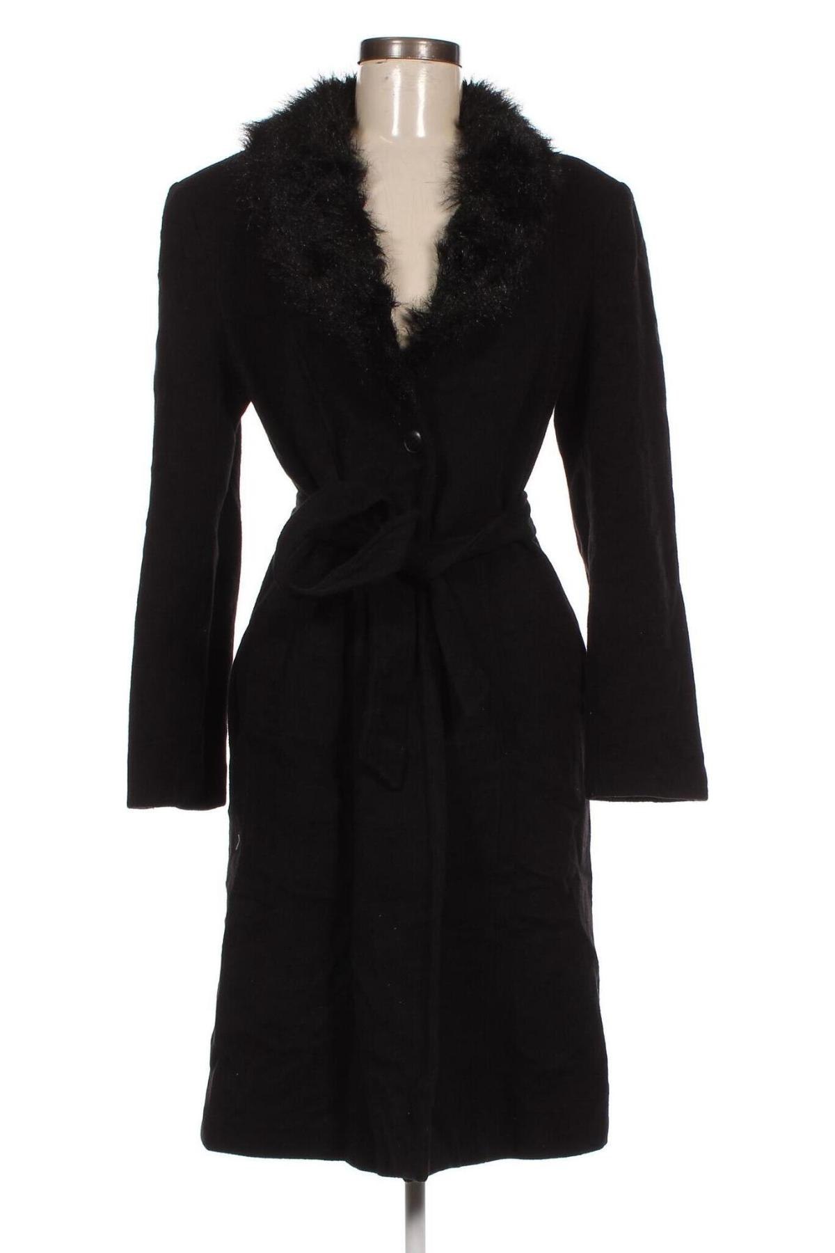 Дамско палто Terranova, Размер M, Цвят Черен, Цена 53,50 лв.