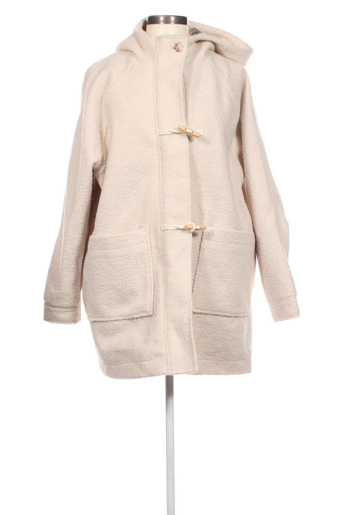 Γυναικείο παλτό Tom Tailor, Μέγεθος XL, Χρώμα Εκρού, Τιμή 44,92 €
