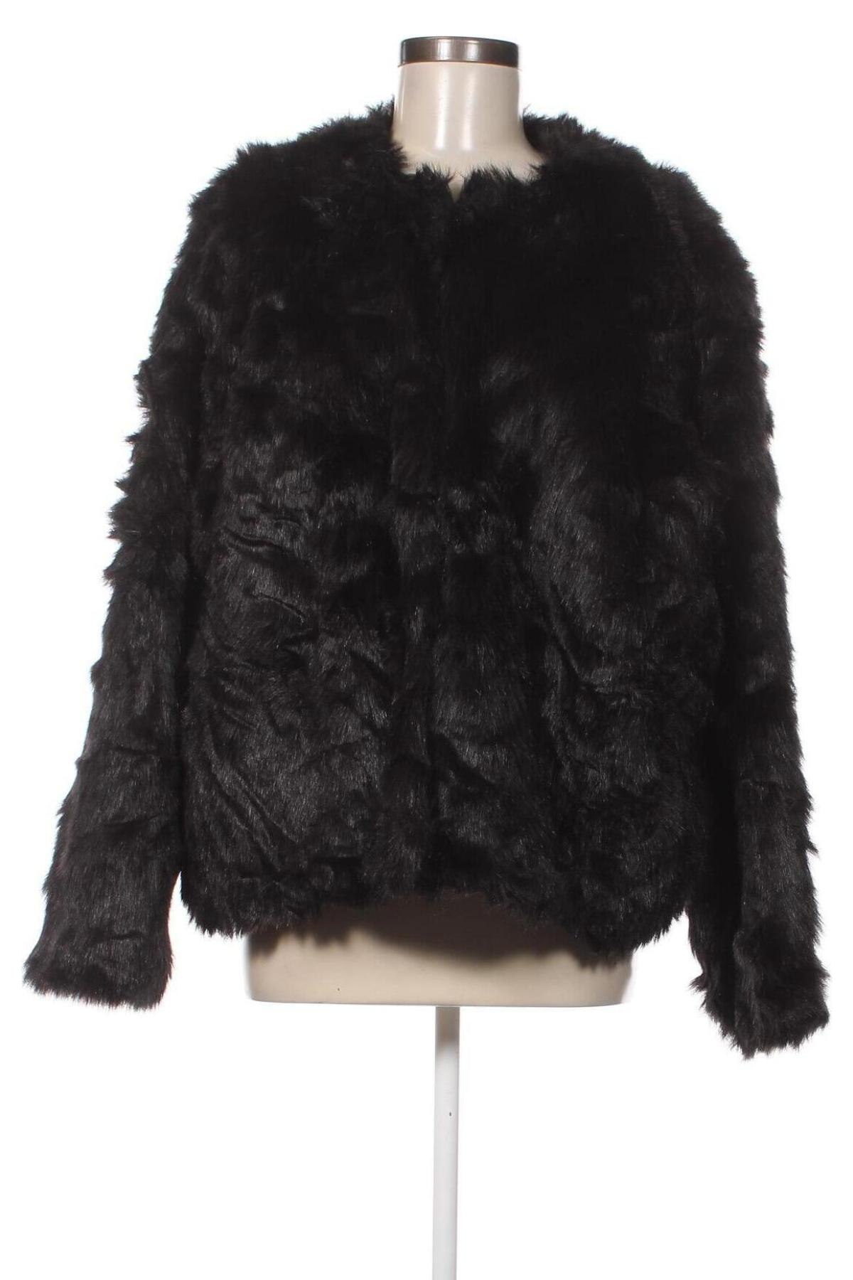Дамско палто Ulla Popken, Размер XXL, Цвят Черен, Цена 27,90 лв.