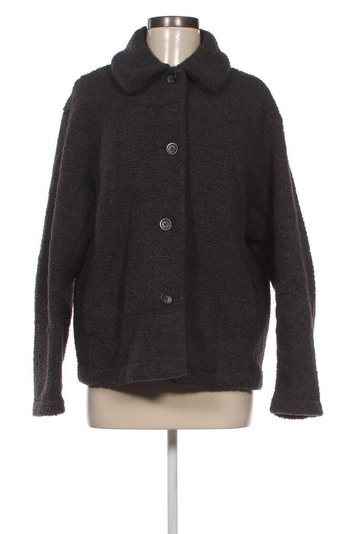 Дамско палто Uniqlo, Размер M, Цвят Сив, Цена 53,50 лв.