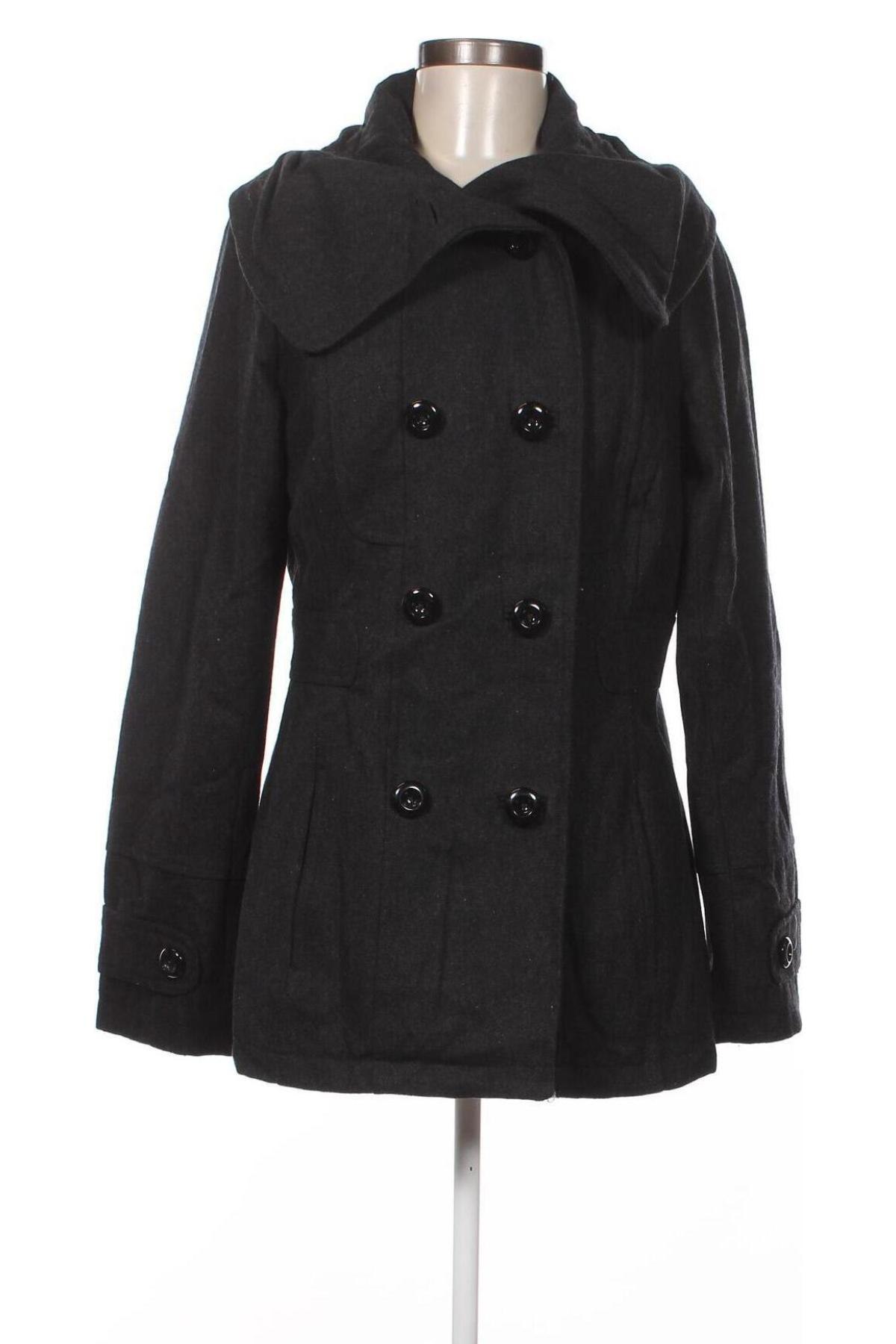 Damenmantel Vero Moda, Größe L, Farbe Grau, Preis 12,99 €