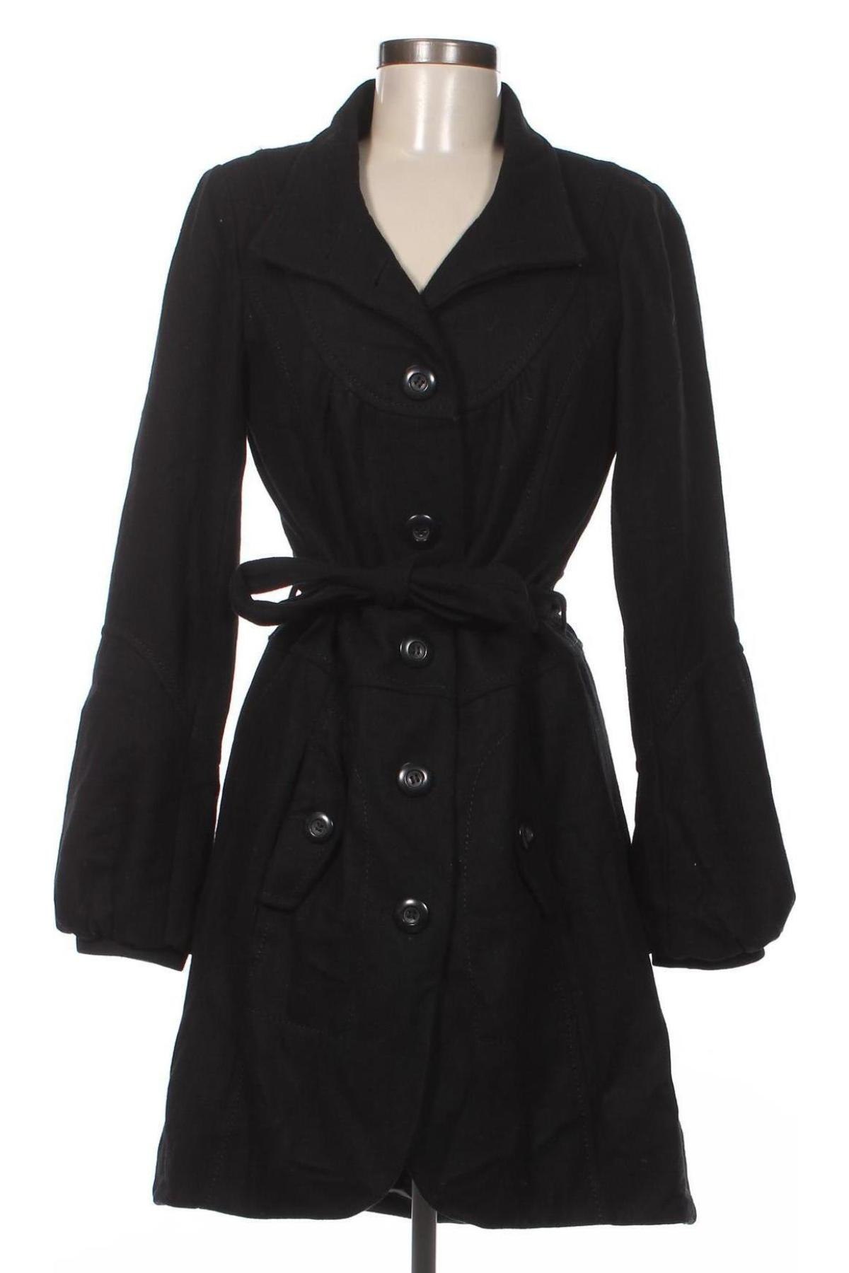 Дамско палто Vero Moda, Размер M, Цвят Черен, Цена 15,40 лв.