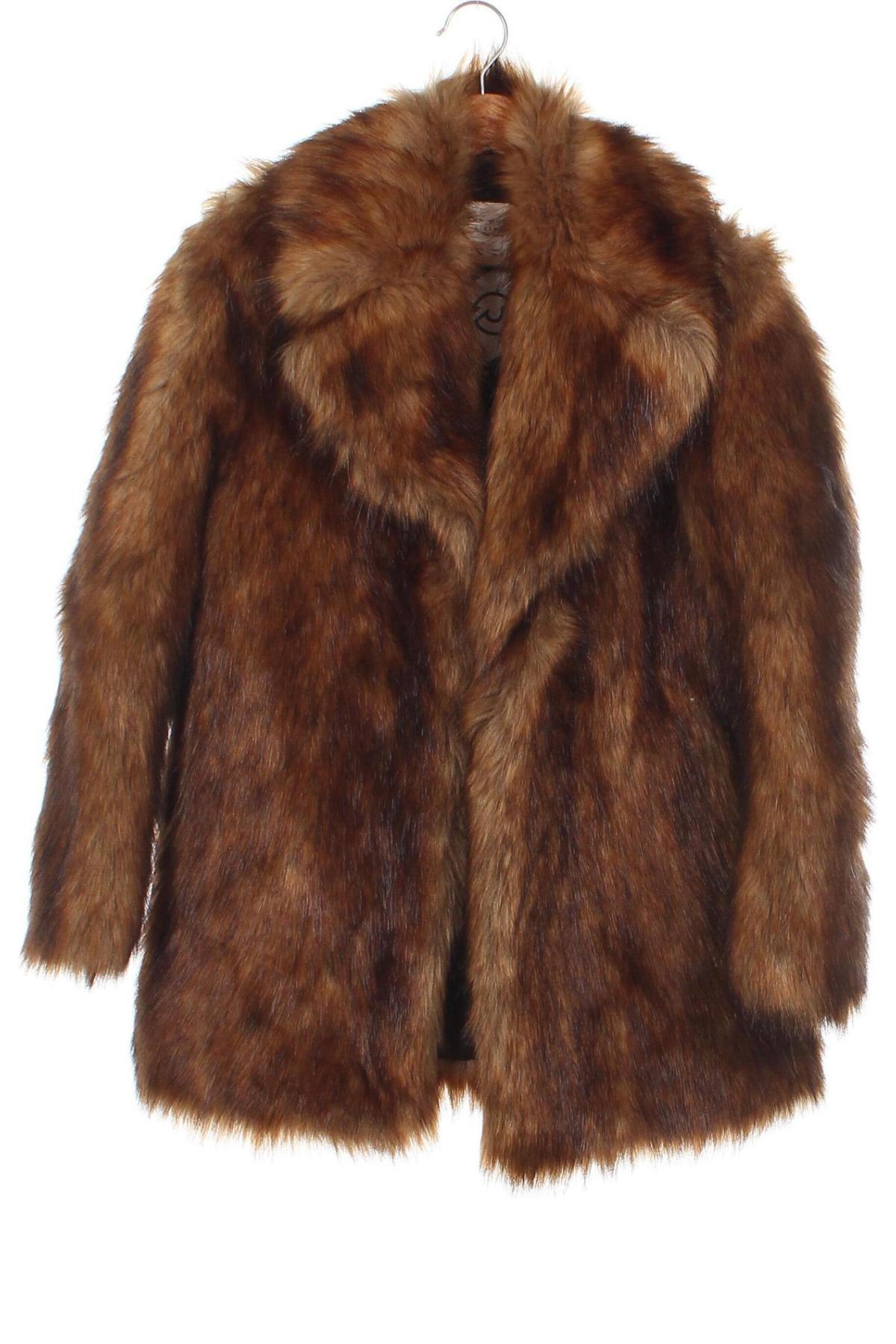 Damenmantel Zara, Größe XS, Farbe Braun, Preis 20,83 €