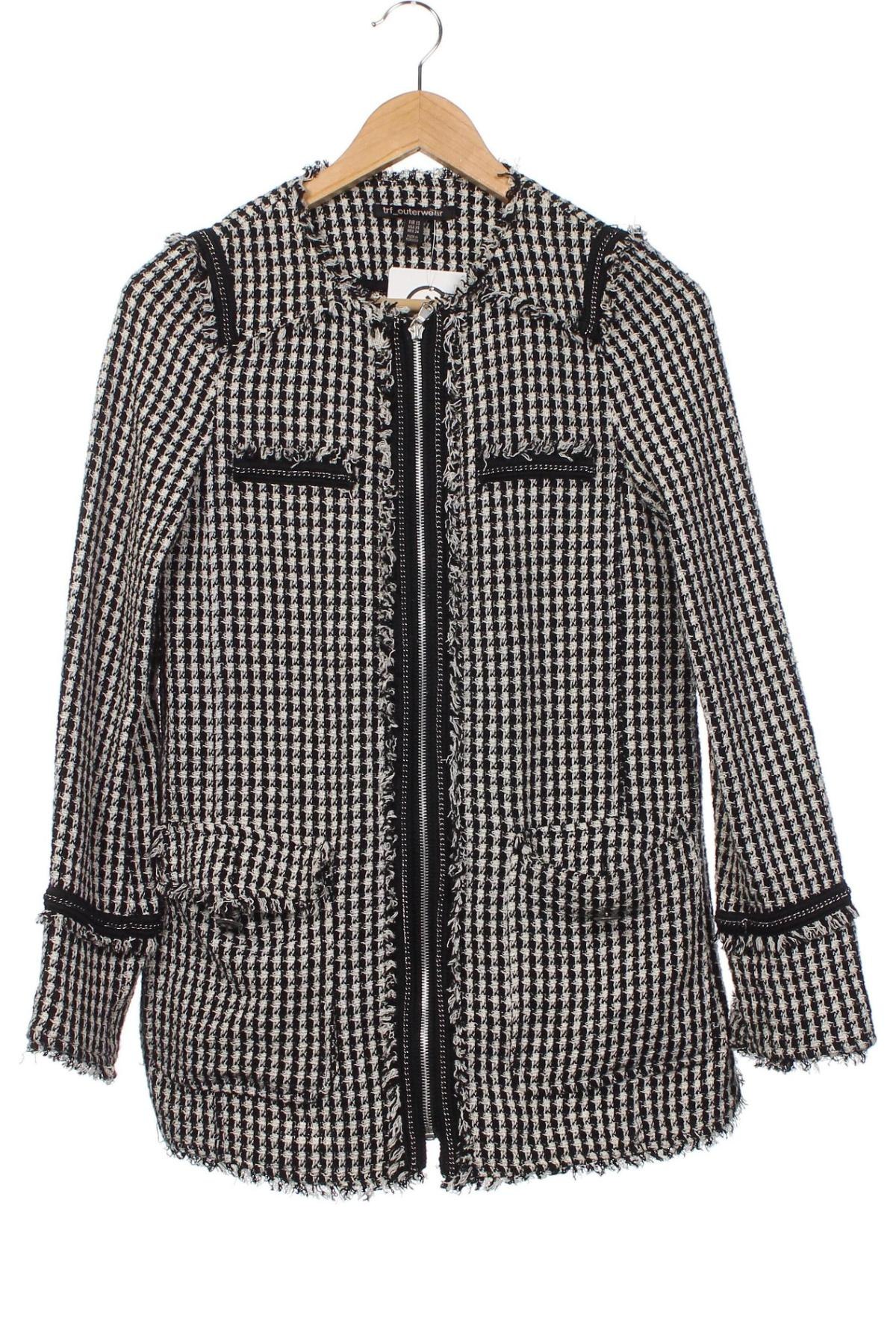 Дамско палто Zara, Размер XS, Цвят Сив, Цена 17,60 лв.