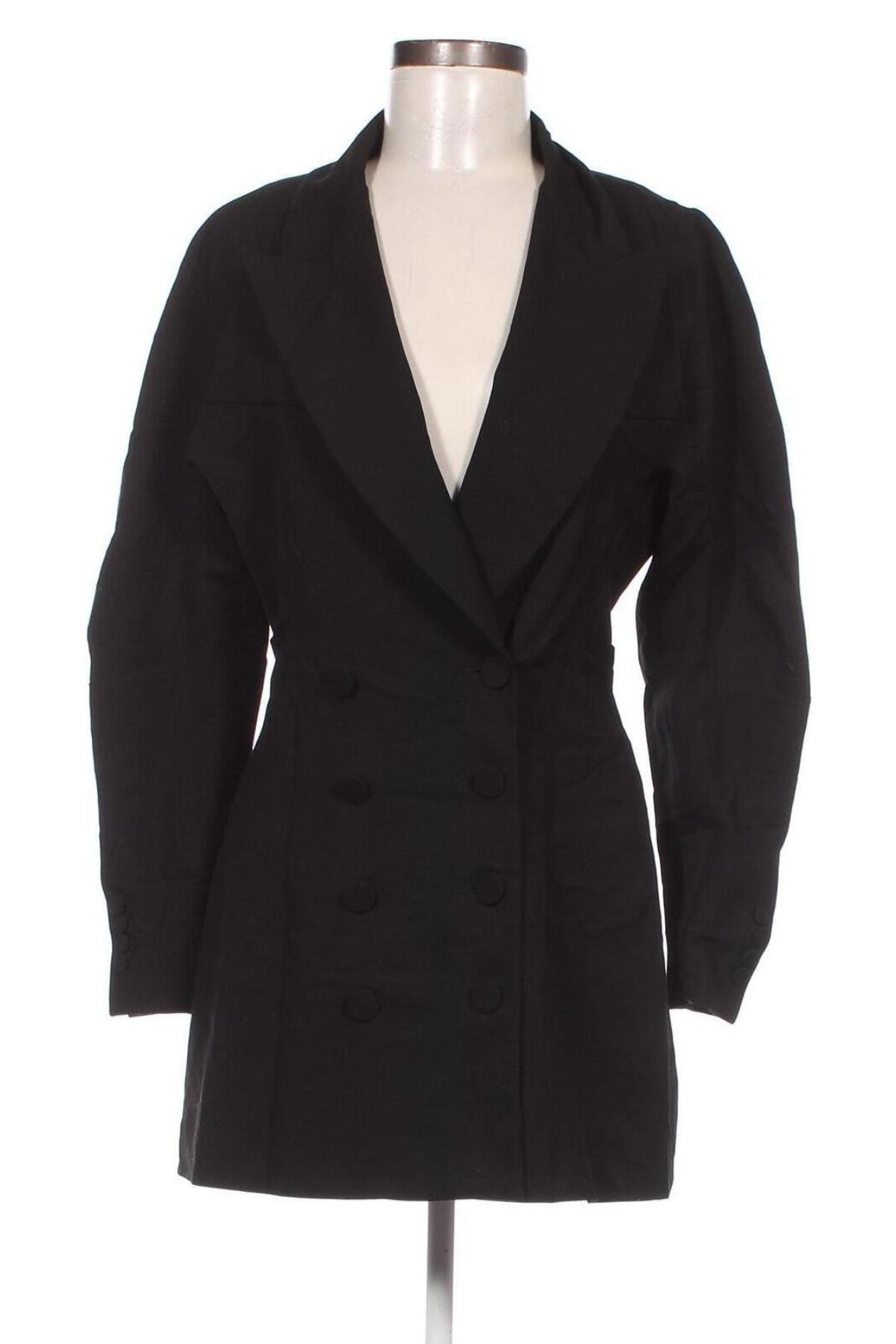 Дамско палто Zara, Размер M, Цвят Черен, Цена 34,00 лв.
