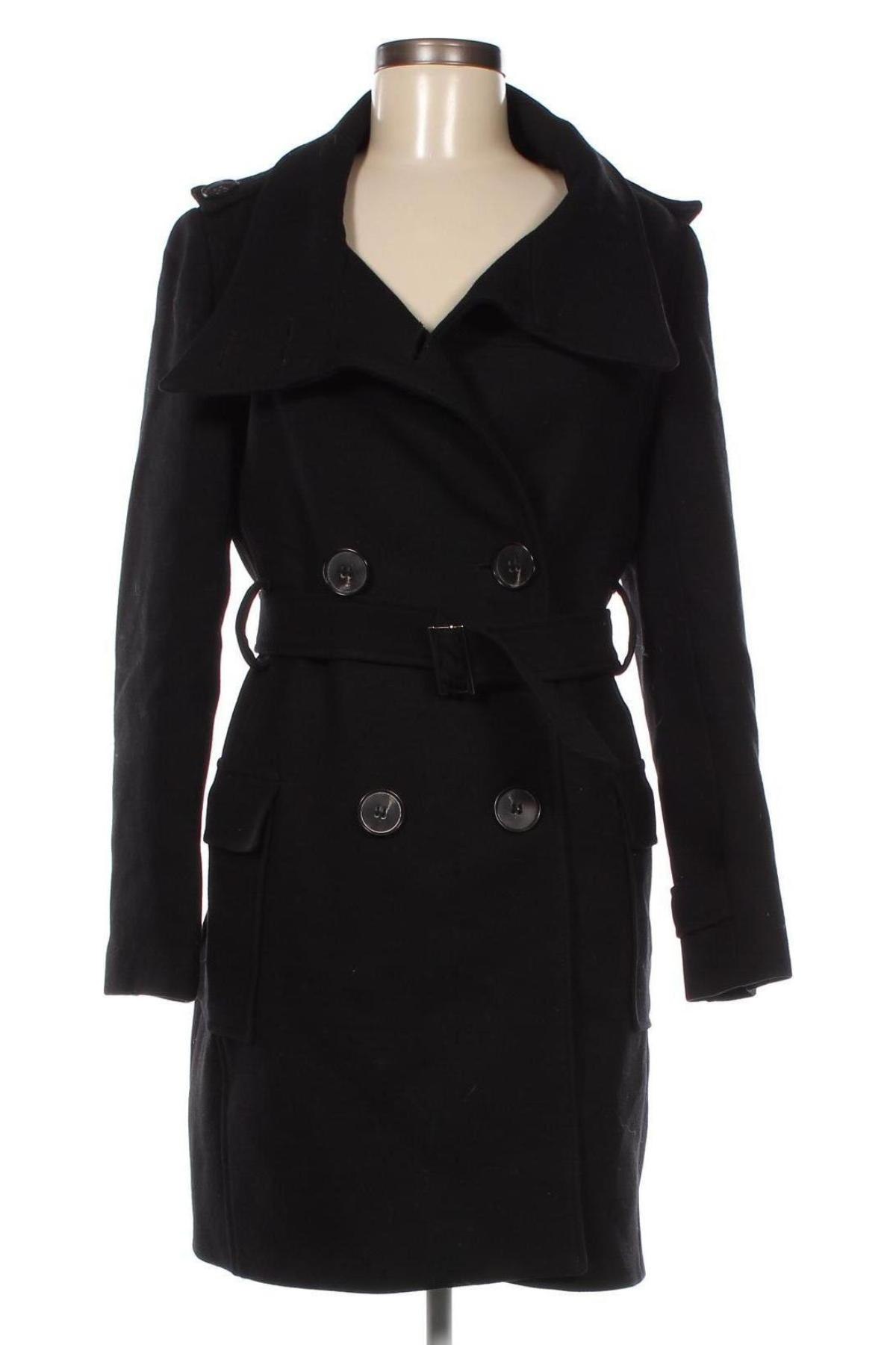 Dámsky kabát  Zara, Veľkosť M, Farba Čierna, Cena  10,41 €