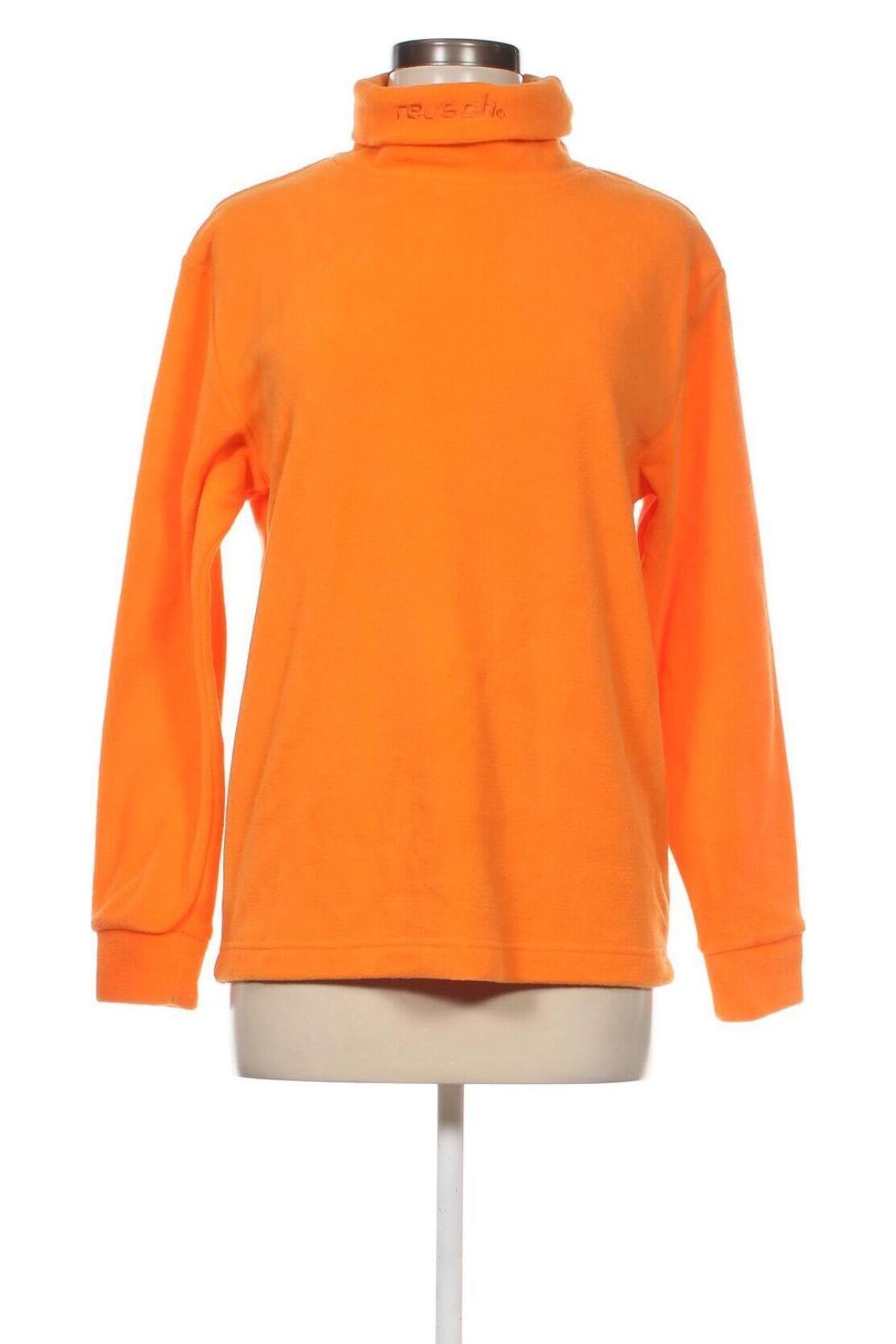 Damen Fleece Rollkragen  Reusch, Größe S, Farbe Orange, Preis 12,78 €