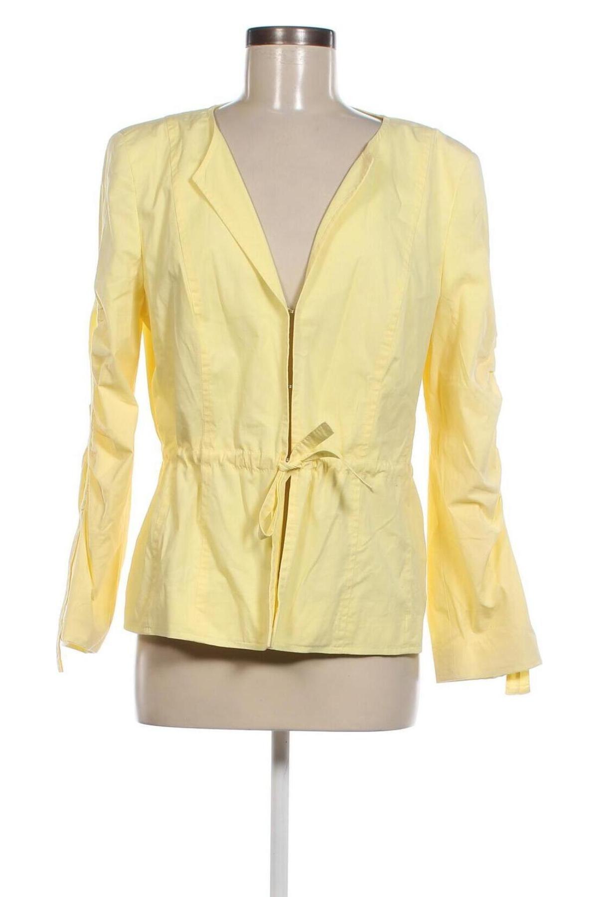 Γυναικείο σακάκι Alba Moda, Μέγεθος L, Χρώμα Κίτρινο, Τιμή 30,68 €