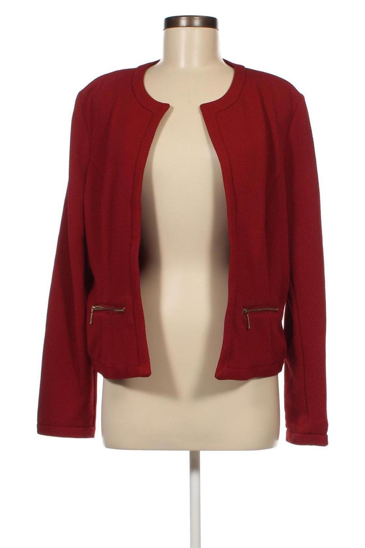 Γυναικείο σακάκι Bel&Bo, Μέγεθος XL, Χρώμα Κόκκινο, Τιμή 16,33 €