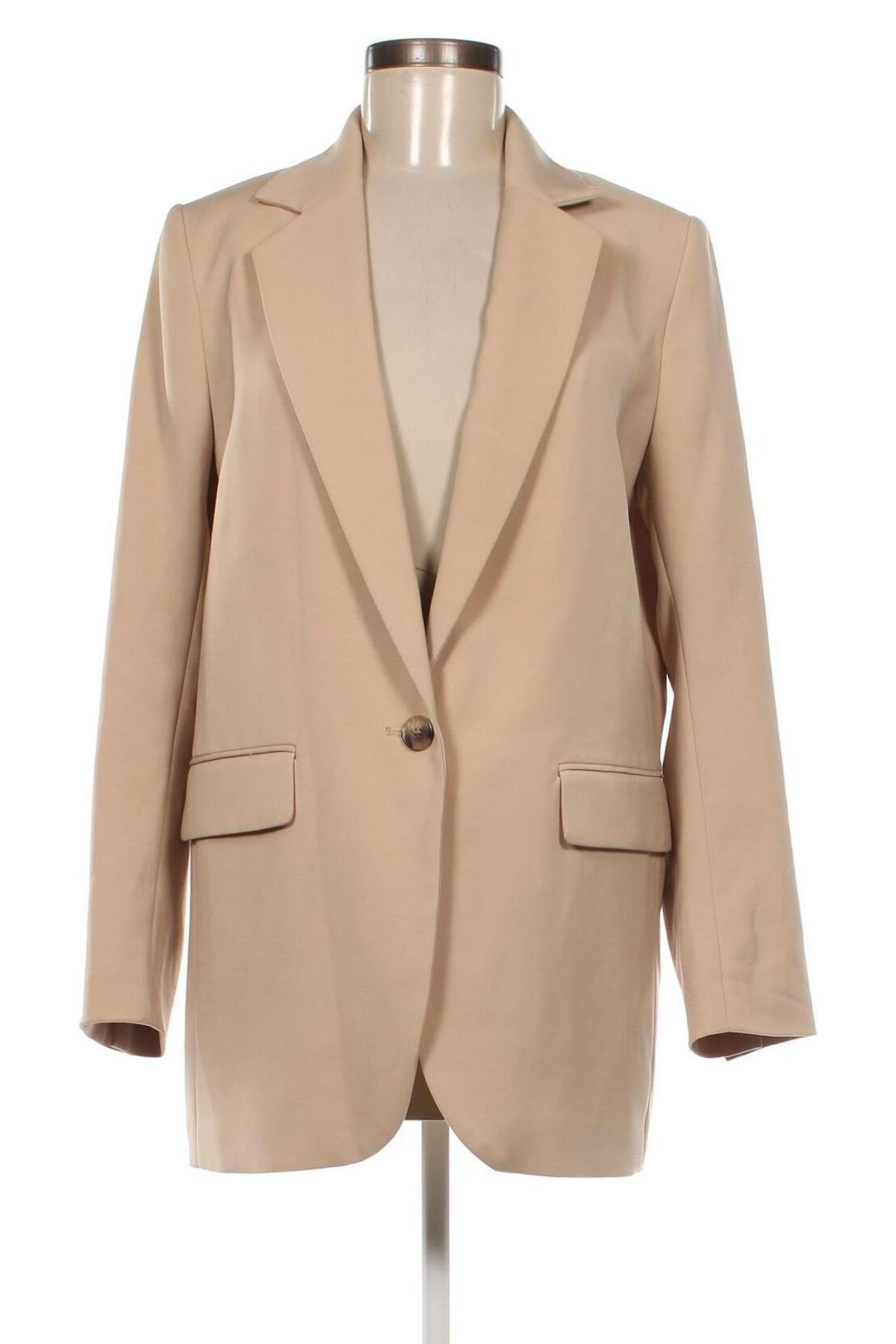Дамско сако H&M, Размер M, Цвят Бежов, Цена 43,90 лв.