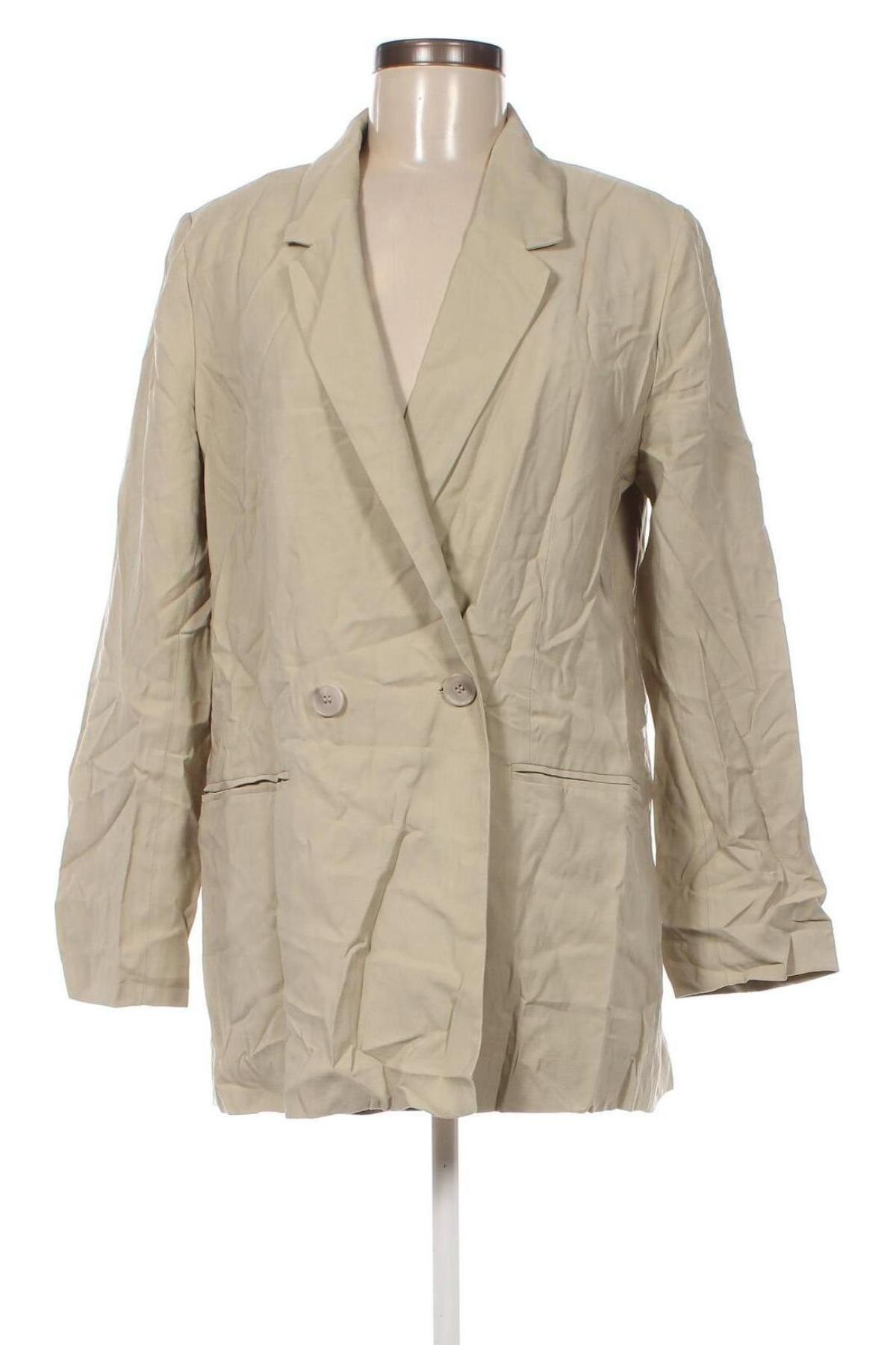 Дамско сако H&M, Размер S, Цвят Бежов, Цена 10,56 лв.