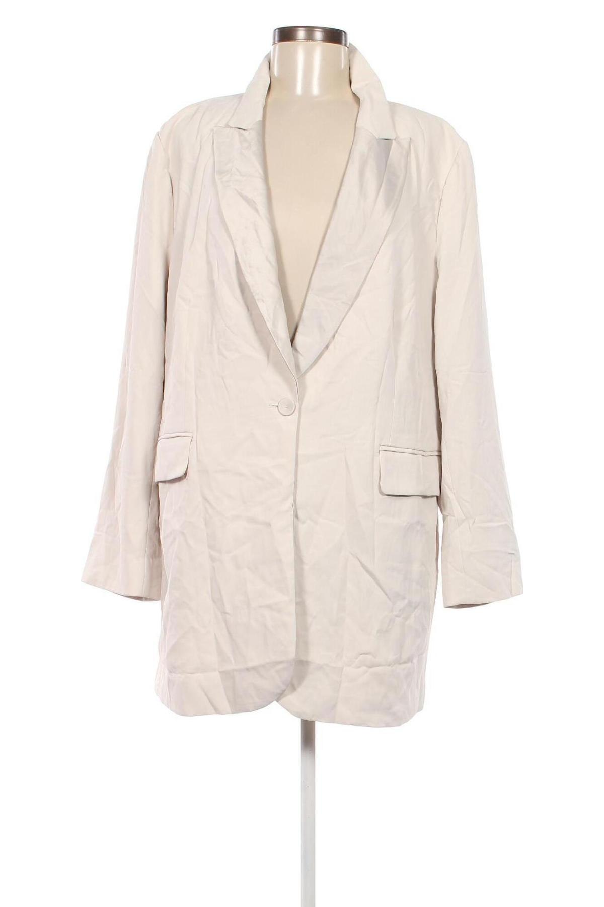 Дамско сако H&M, Размер XL, Цвят Бежов, Цена 17,60 лв.