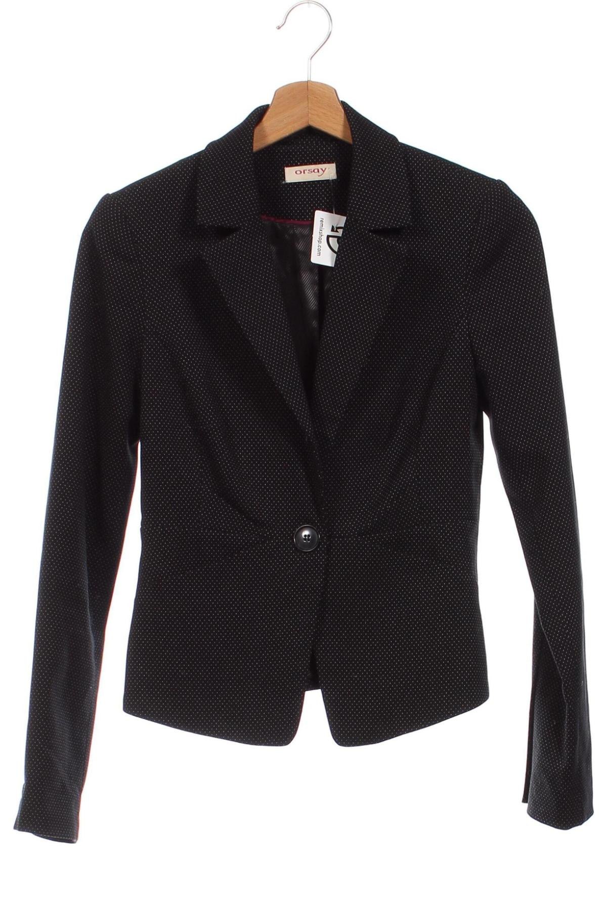 Damen Blazer Orsay, Größe XS, Farbe Schwarz, Preis 12,13 €