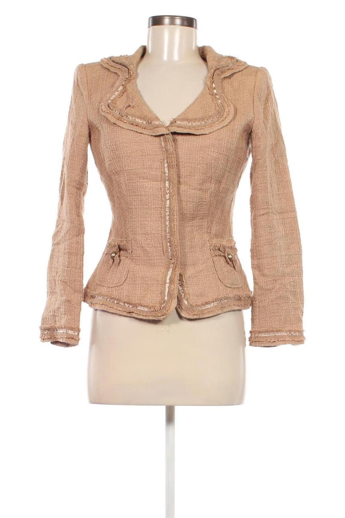 Damen Blazer Purificacion Garcia, Größe M, Farbe Beige, Preis 78,63 €