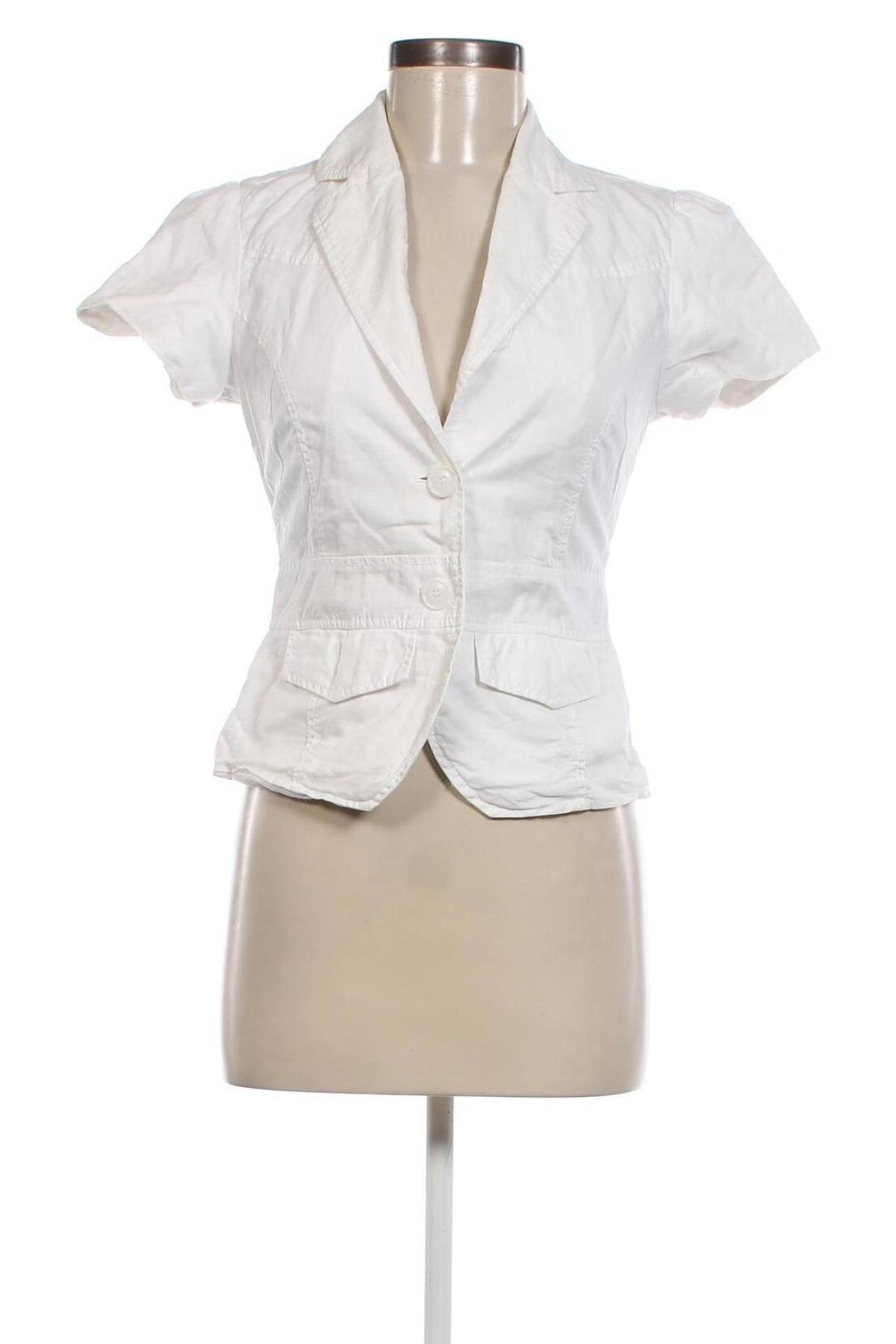 Γυναικείο σακάκι S.Oliver, Μέγεθος S, Χρώμα Λευκό, Τιμή 22,40 €