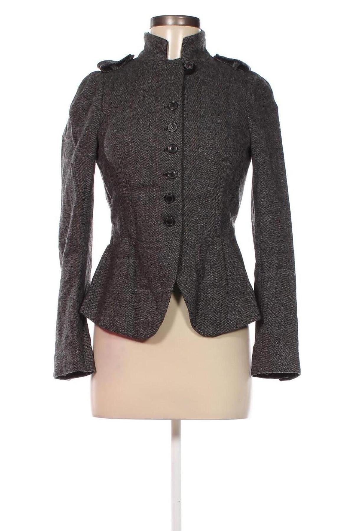 Damen Blazer Zara, Größe S, Farbe Grau, Preis 33,40 €