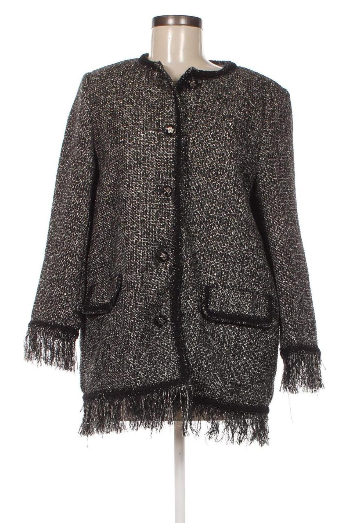 Дамско сако Zara, Размер L, Цвят Многоцветен, Цена 19,20 лв.