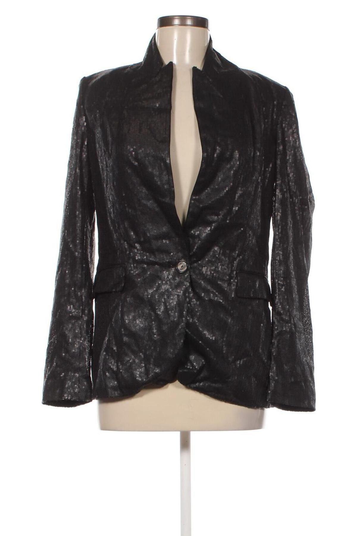Γυναικείο σακάκι Zara, Μέγεθος XS, Χρώμα Μαύρο, Τιμή 6,53 €