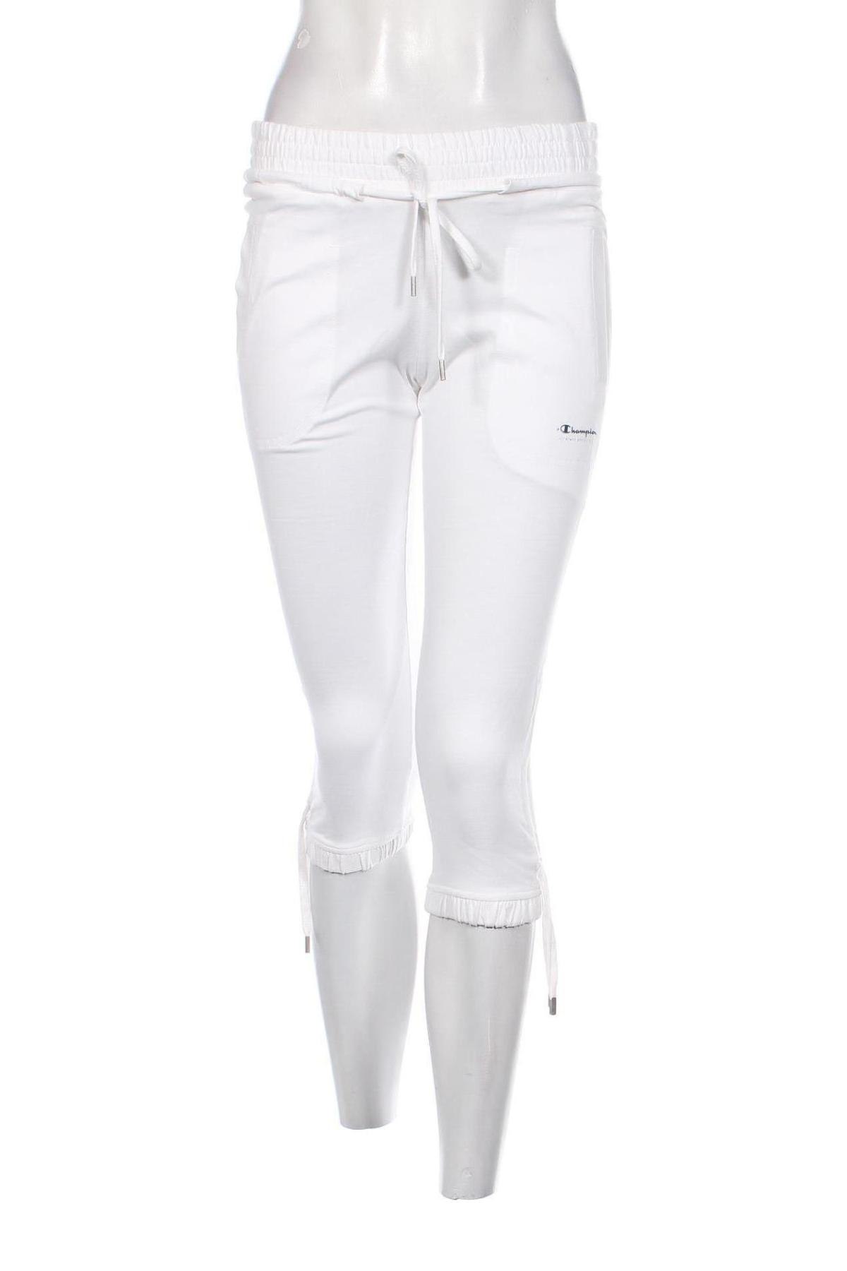Γυναικείο αθλητικό παντελόνι Champion, Μέγεθος XS, Χρώμα Λευκό, Τιμή 6,39 €