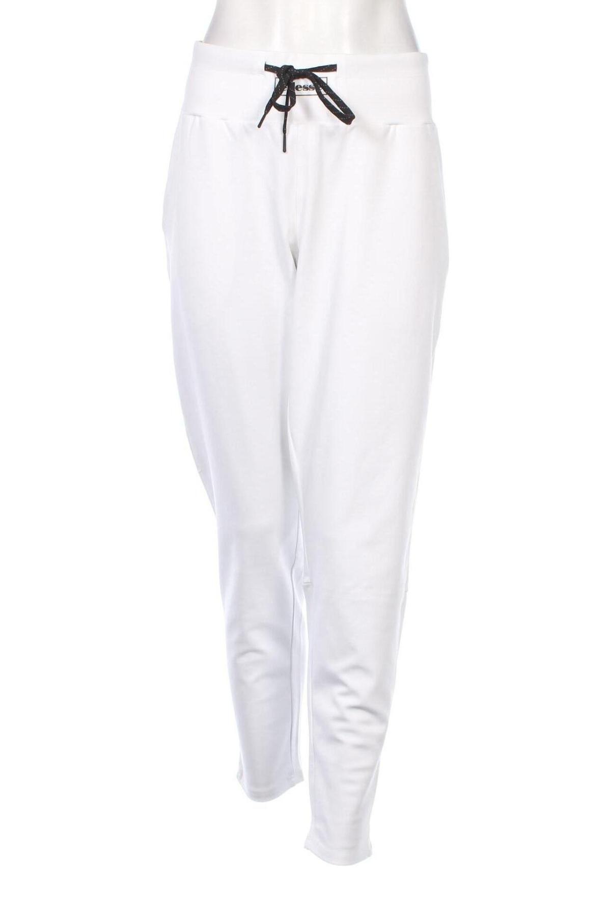 Γυναικείο αθλητικό παντελόνι Ellesse, Μέγεθος L, Χρώμα Λευκό, Τιμή 31,96 €