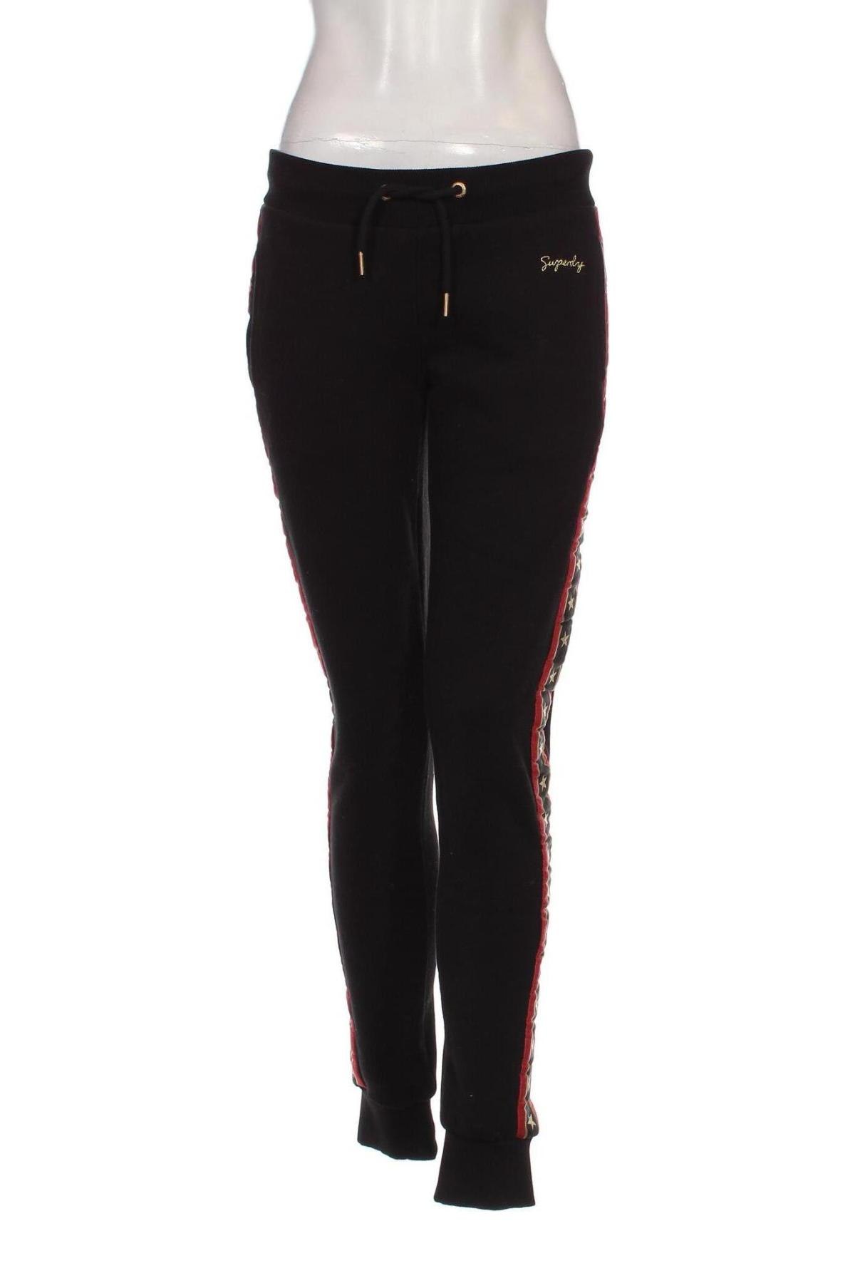 Pantaloni trening de femei Superdry, Mărime M, Culoare Negru, Preț 57,89 Lei
