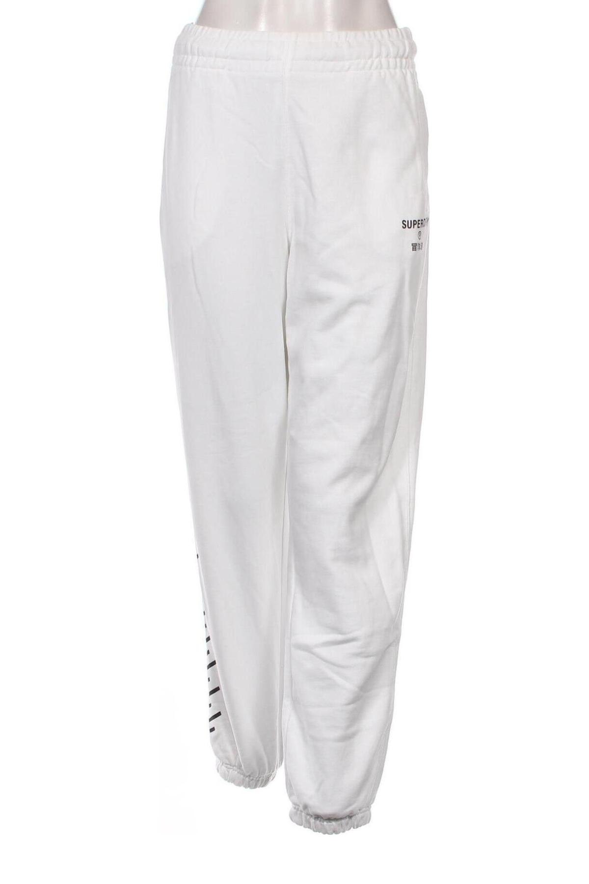 Damen Sporthose Superdry, Größe M, Farbe Weiß, Preis 24,49 €