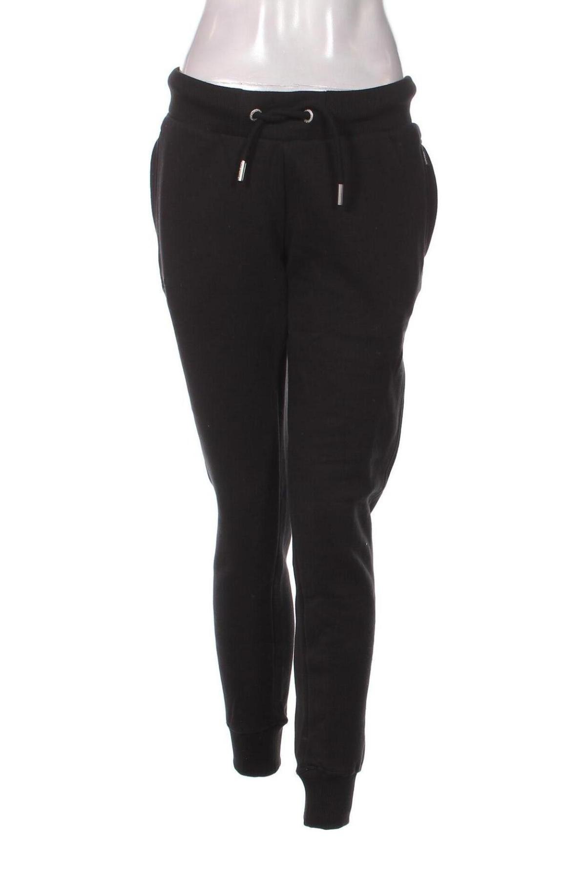 Γυναικείο αθλητικό παντελόνι Superdry, Μέγεθος M, Χρώμα Μαύρο, Τιμή 24,49 €