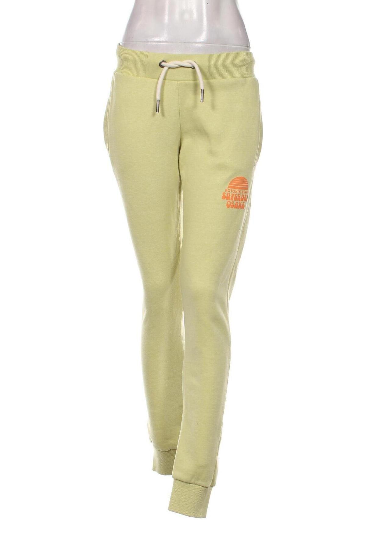 Pantaloni trening de femei Superdry, Mărime M, Culoare Verde, Preț 55,00 Lei