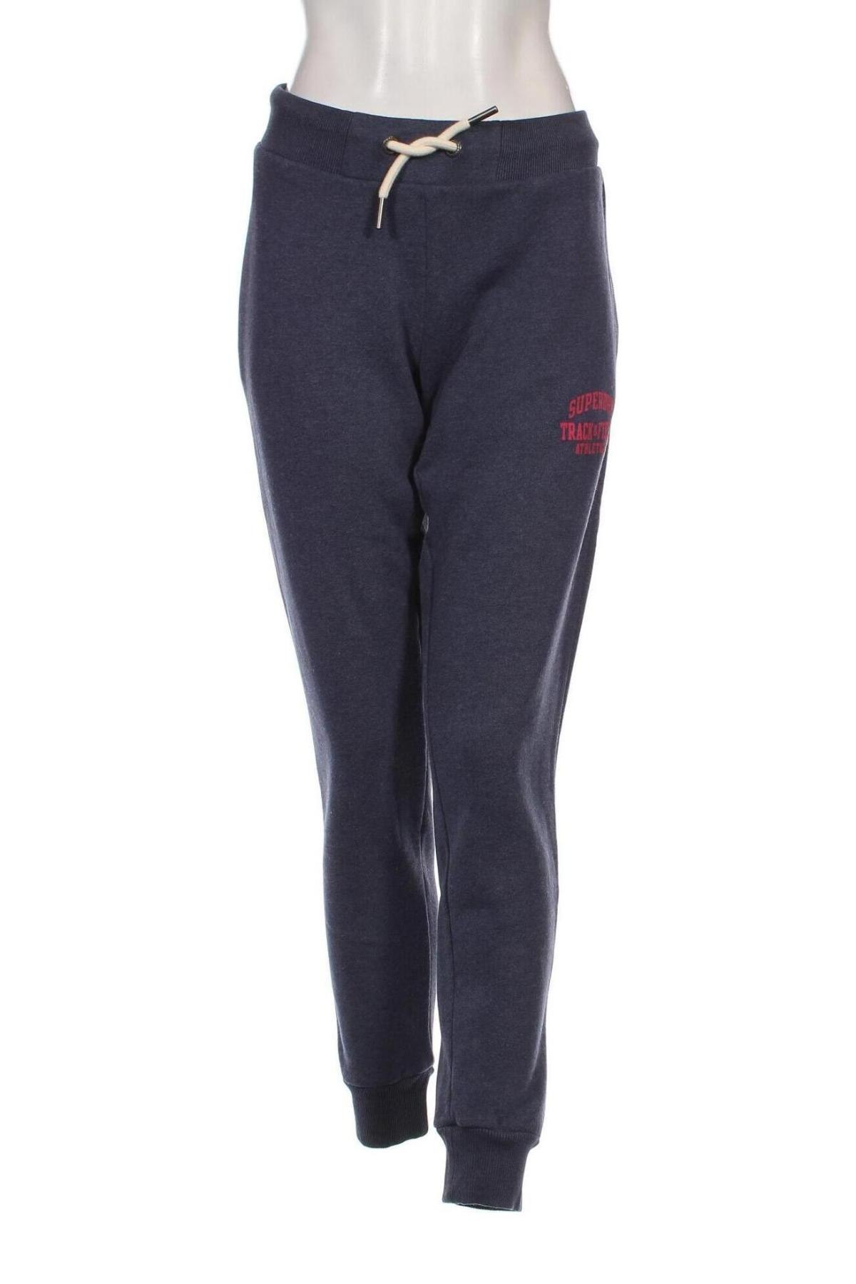 Pantaloni trening de femei Superdry, Mărime XL, Culoare Albastru, Preț 208,42 Lei