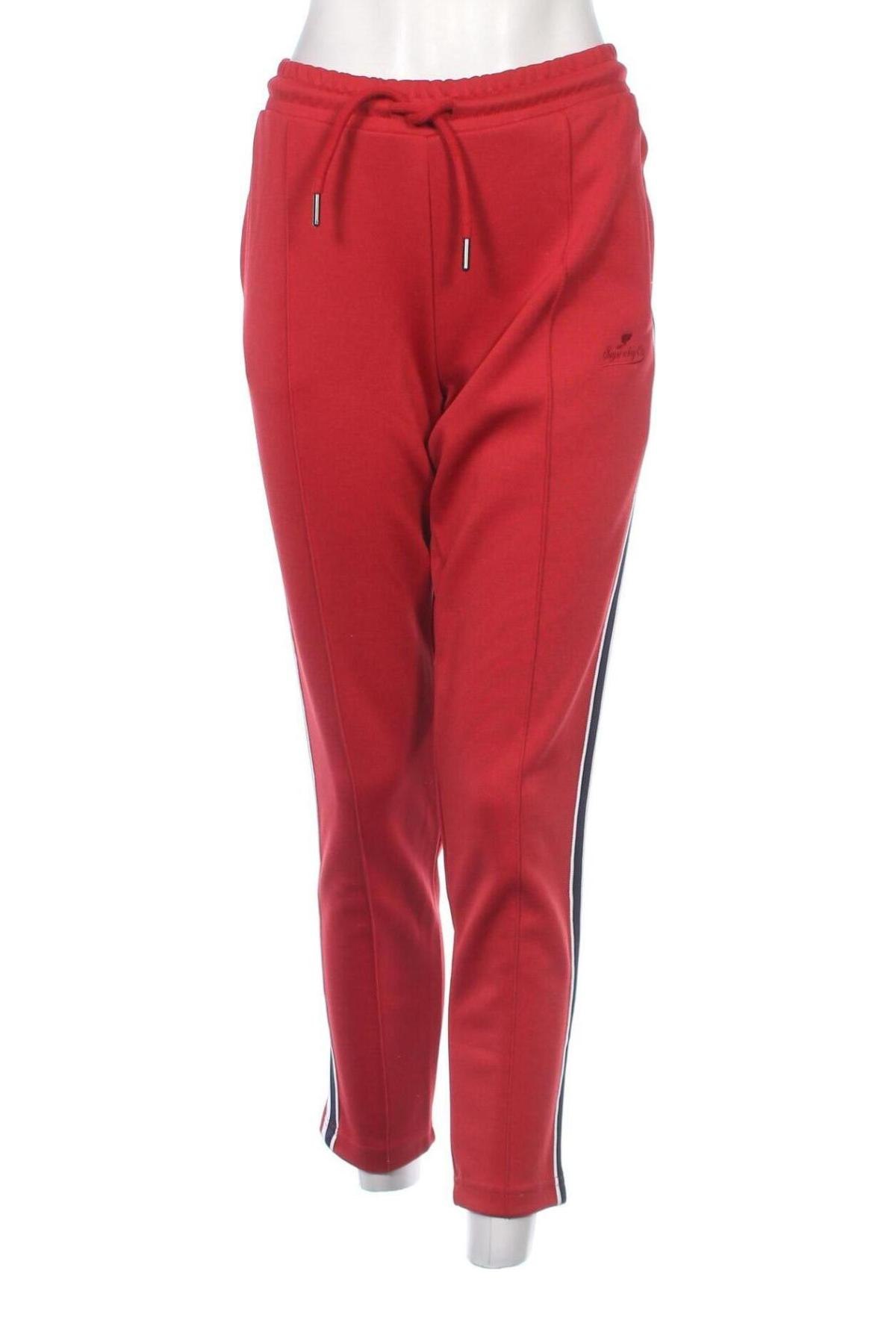 Damen Sporthose Superdry, Größe M, Farbe Rot, Preis 25,86 €