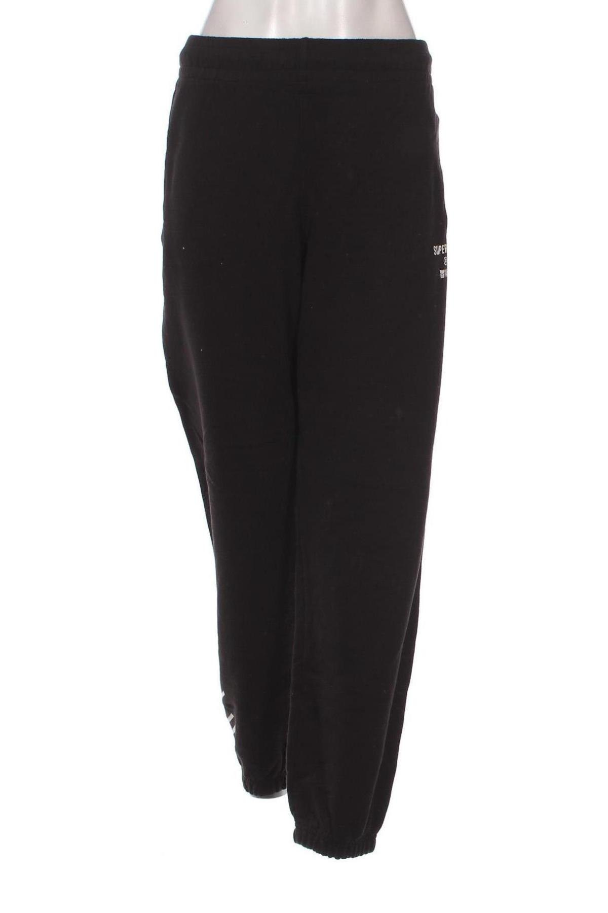 Γυναικείο αθλητικό παντελόνι Superdry, Μέγεθος XL, Χρώμα Μαύρο, Τιμή 24,49 €