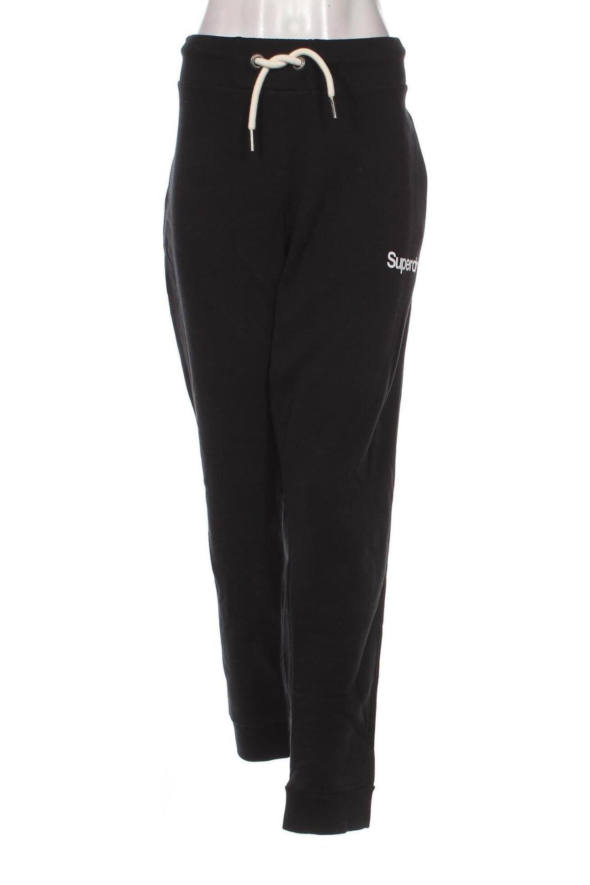 Γυναικείο αθλητικό παντελόνι Superdry, Μέγεθος XXL, Χρώμα Μαύρο, Τιμή 27,22 €