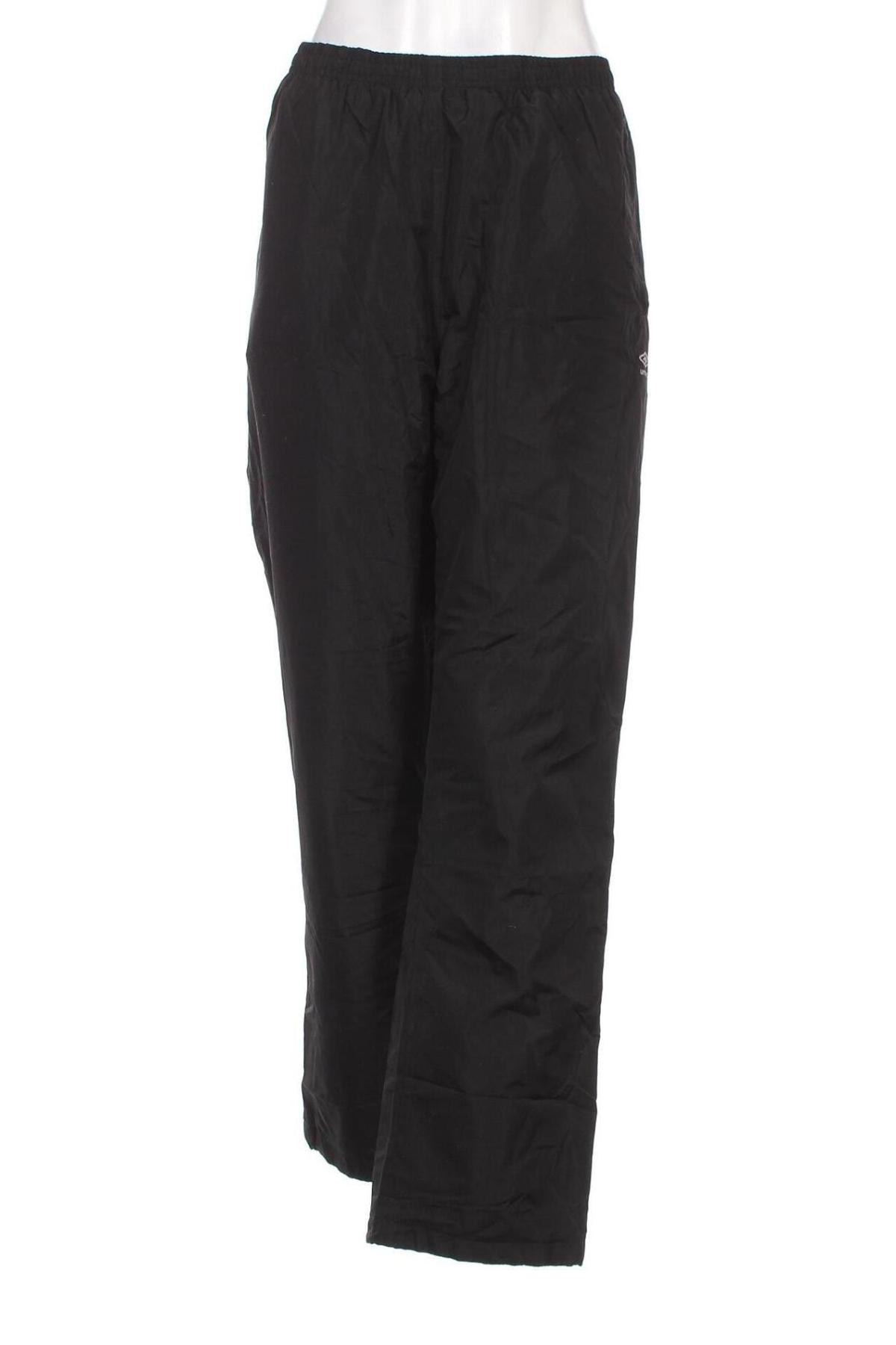 Γυναικείο αθλητικό παντελόνι Umbro, Μέγεθος XL, Χρώμα Μαύρο, Τιμή 5,51 €