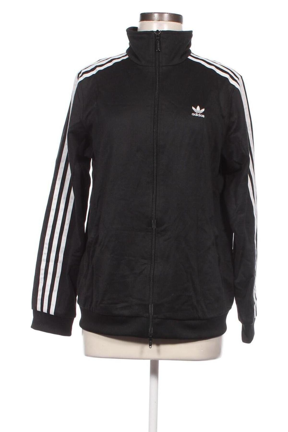 Γυναικεία αθλητική ζακέτα Adidas Originals, Μέγεθος L, Χρώμα Μαύρο, Τιμή 29,69 €
