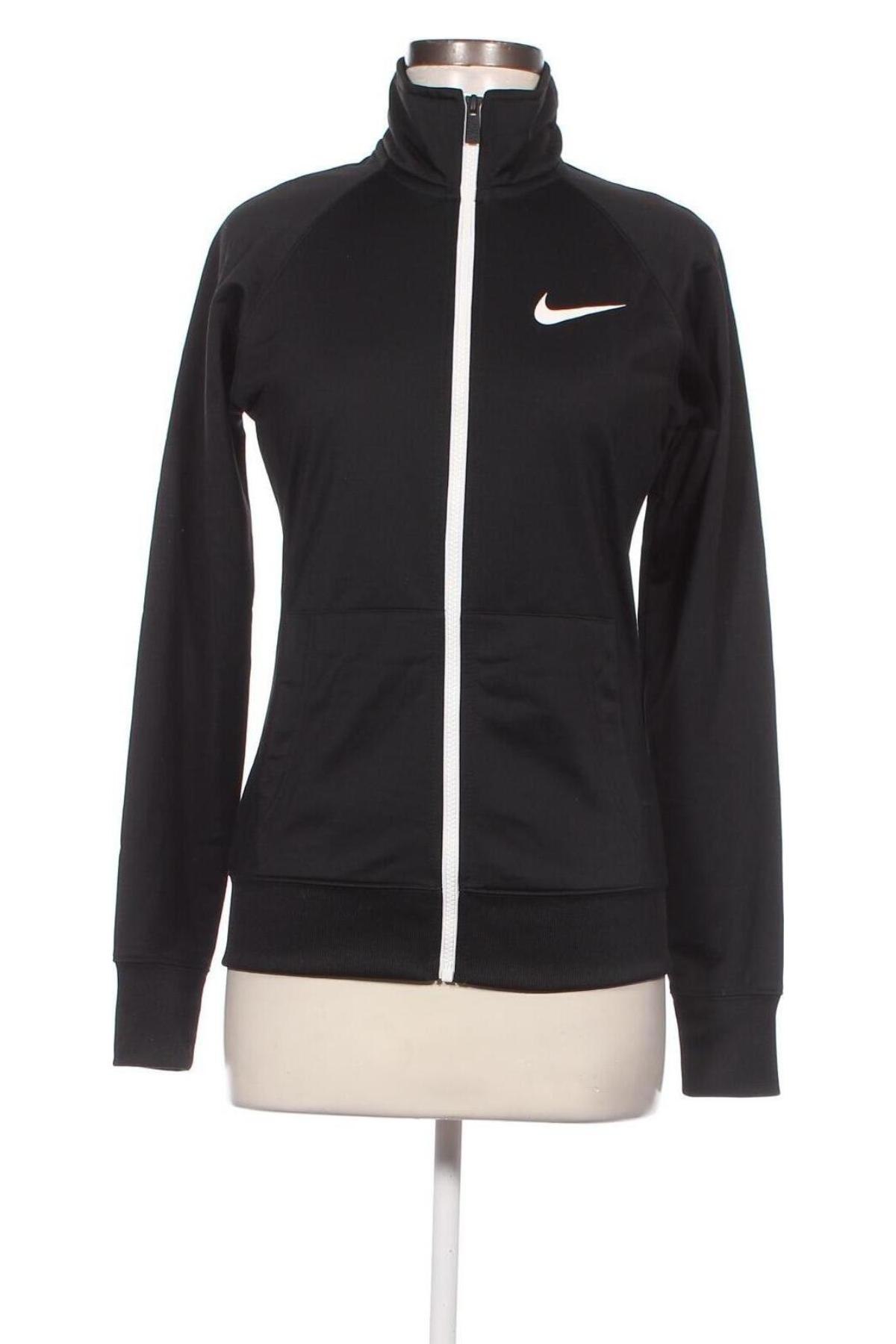Дамско спортно горнище Nike, Размер S, Цвят Черен, Цена 48,00 лв.