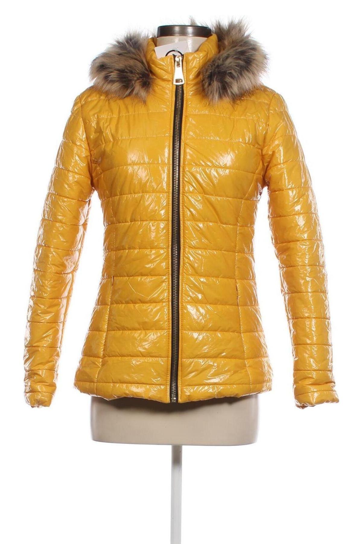 Dámska bunda , Veľkosť S, Farba Žltá, Cena  32,89 €