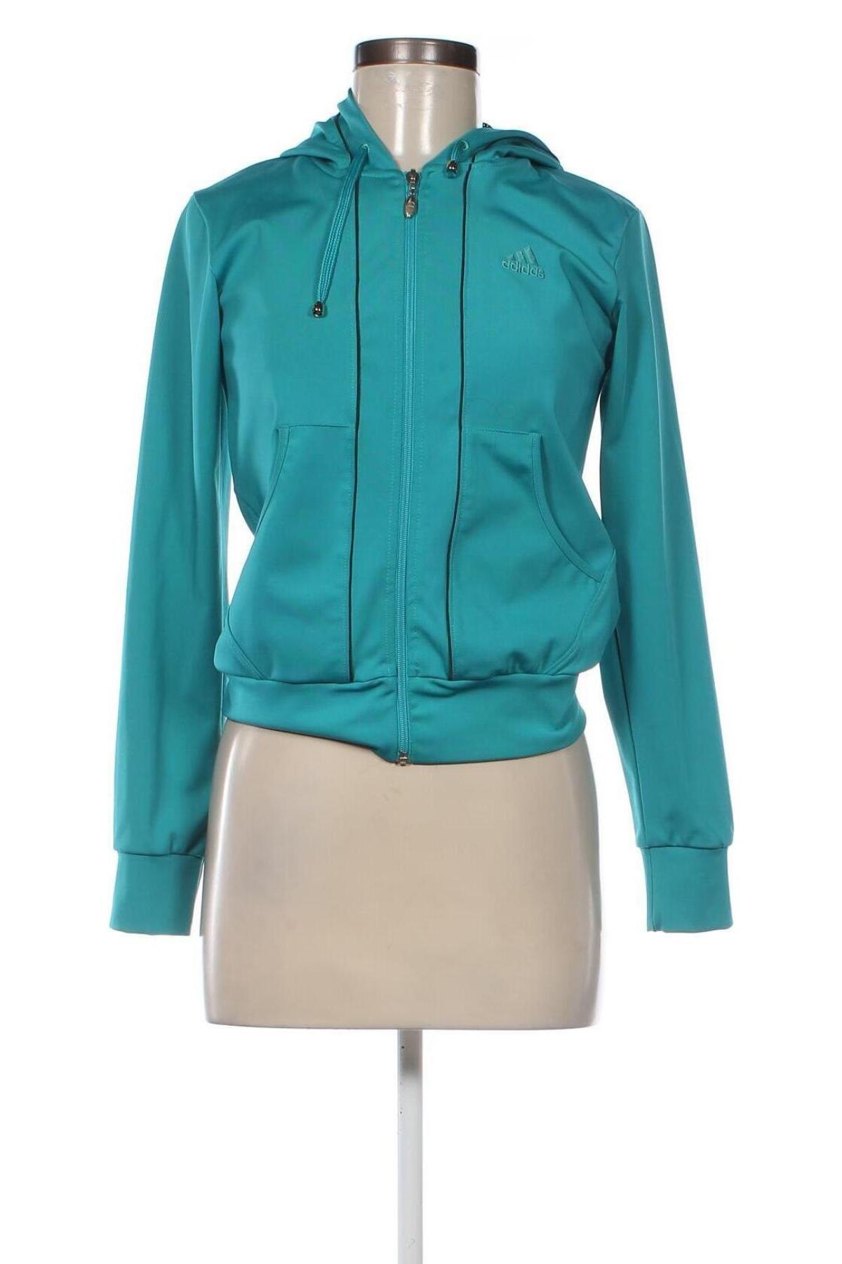 Γυναικείο μπουφάν Adidas, Μέγεθος S, Χρώμα Μπλέ, Τιμή 35,49 €