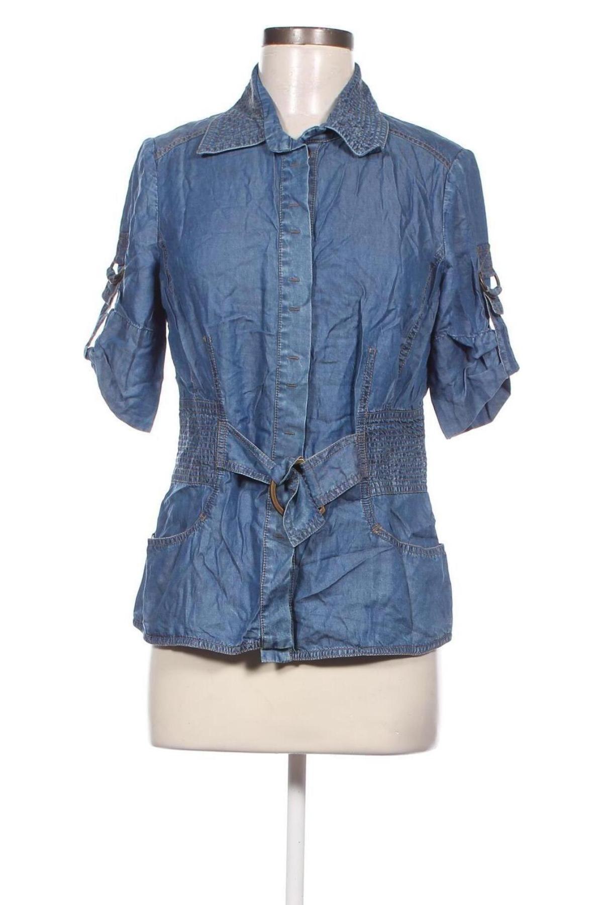 Γυναικείο μπουφάν Caroline Biss, Μέγεθος M, Χρώμα Μπλέ, Τιμή 7,42 €