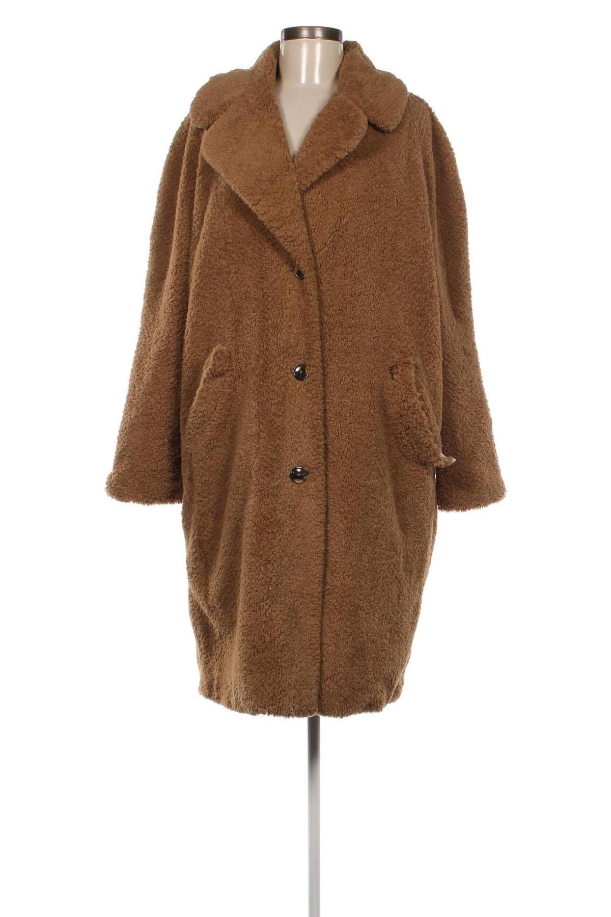 Дамско палто Caroll, Размер L, Цвят Кафяв, Цена 30,50 лв.
