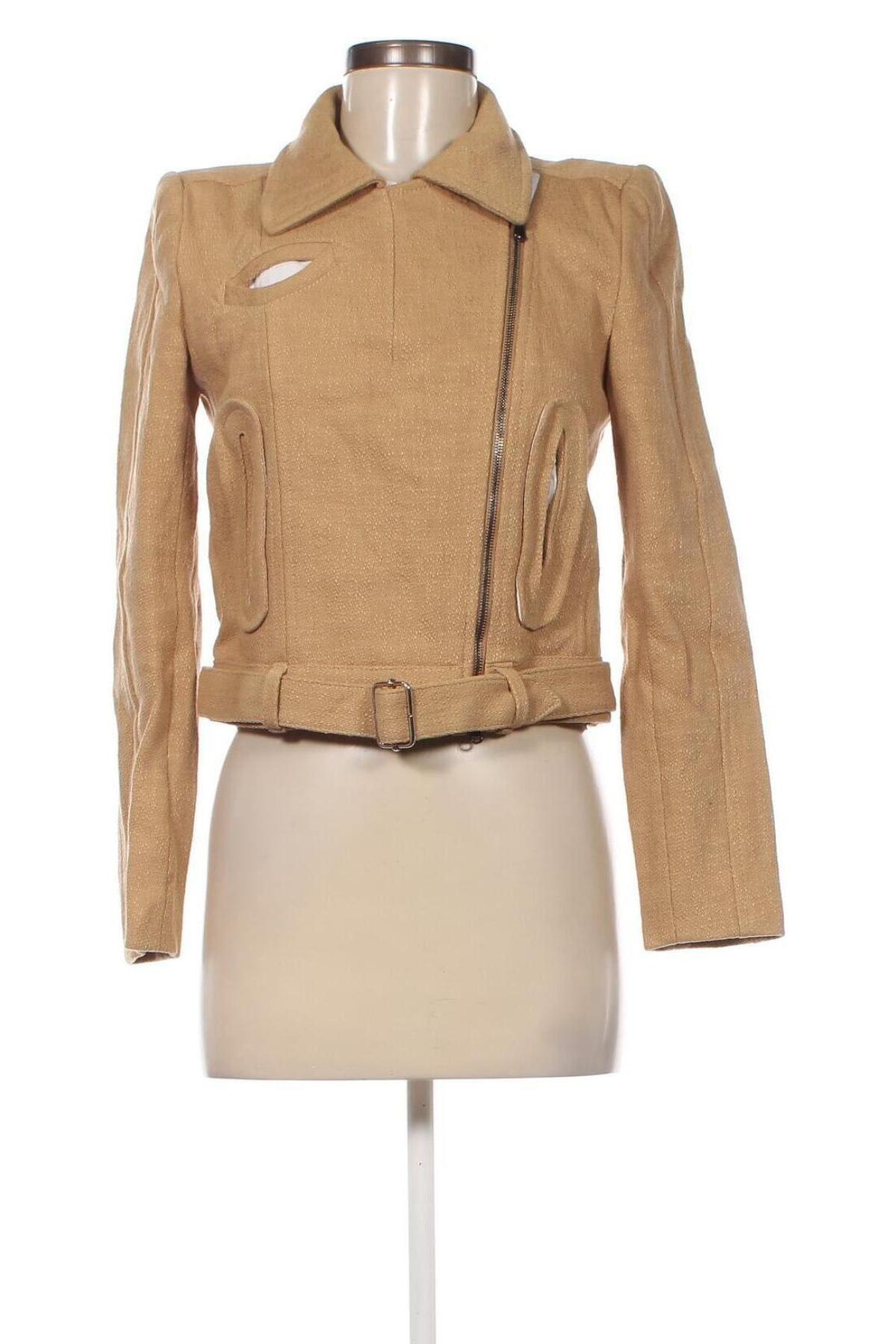 Γυναικείο μπουφάν Carven, Μέγεθος XS, Χρώμα  Μπέζ, Τιμή 75,71 €