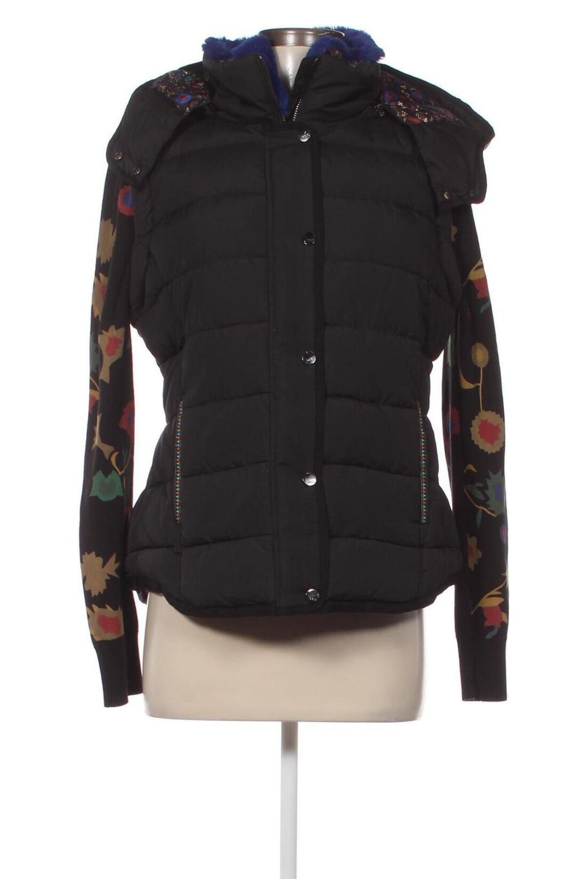 Γυναικείο μπουφάν Desigual, Μέγεθος XL, Χρώμα Μαύρο, Τιμή 136,60 €