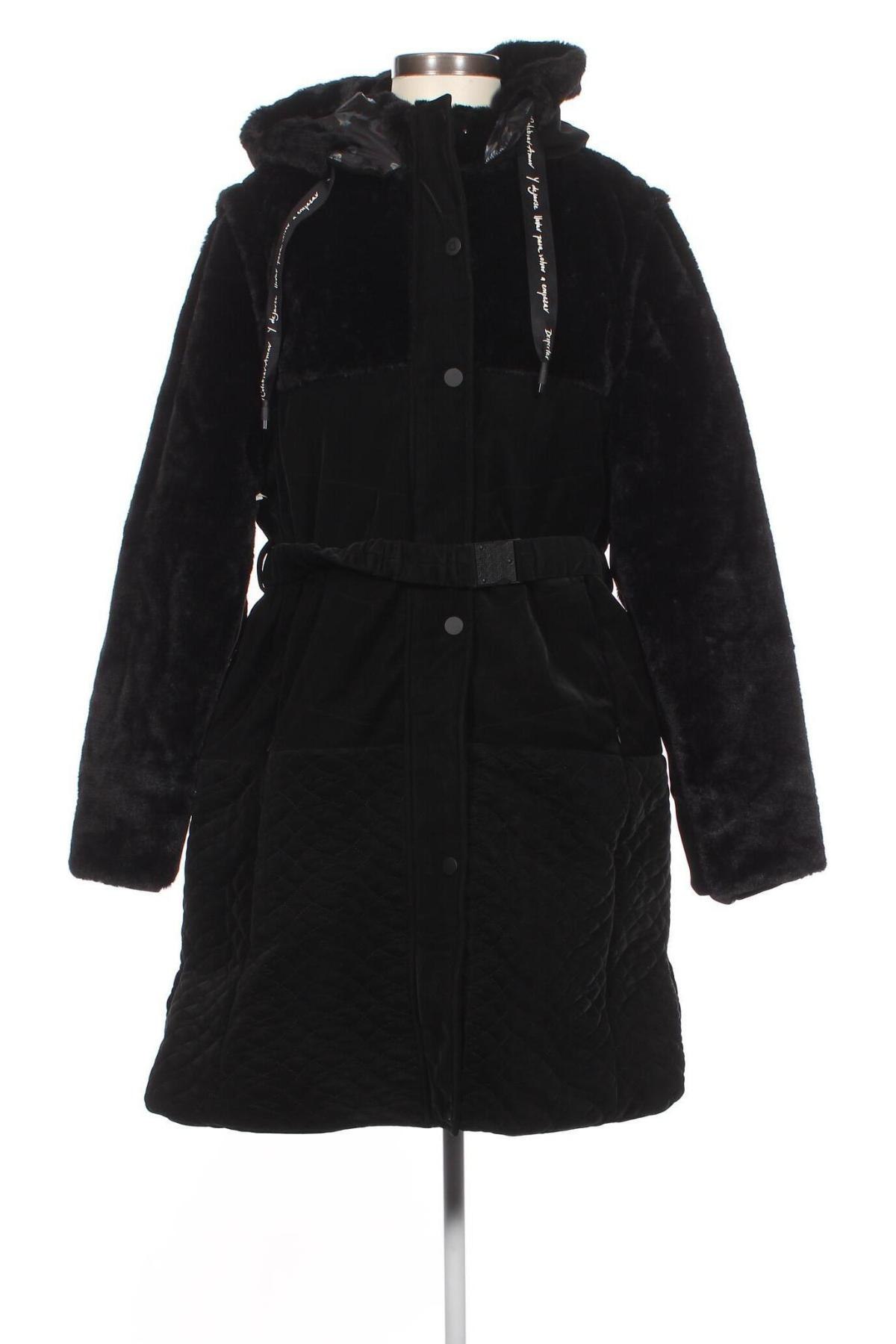 Γυναικείο μπουφάν Desigual, Μέγεθος XL, Χρώμα Μαύρο, Τιμή 64,20 €