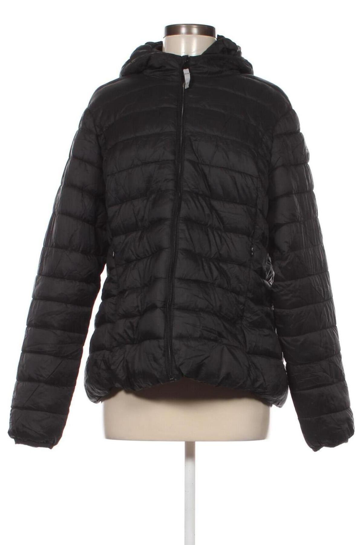 Γυναικείο μπουφάν Hema, Μέγεθος XL, Χρώμα Μαύρο, Τιμή 17,94 €