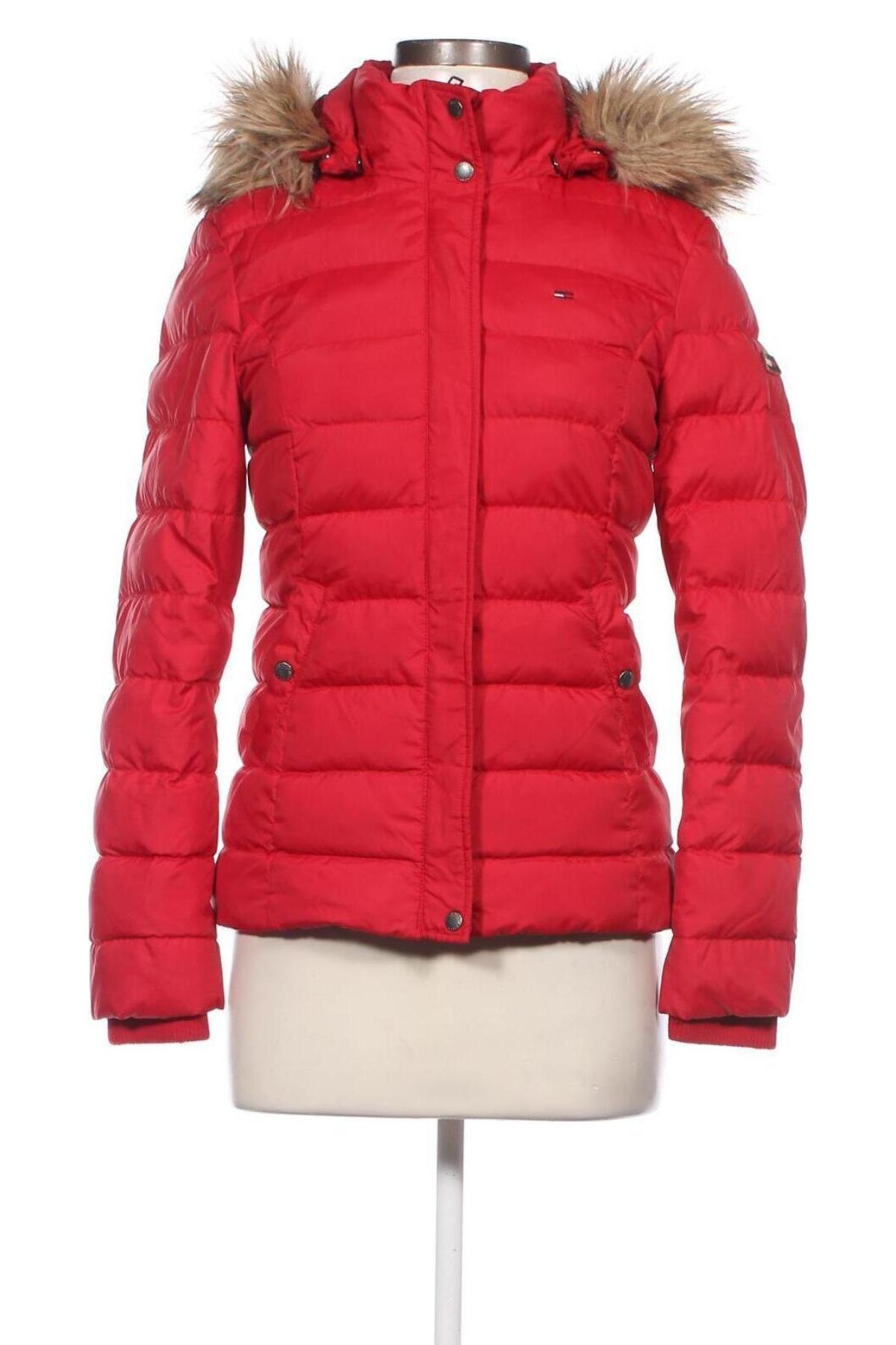 Γυναικείο μπουφάν Hilfiger Denim, Μέγεθος XS, Χρώμα Κόκκινο, Τιμή 88,08 €