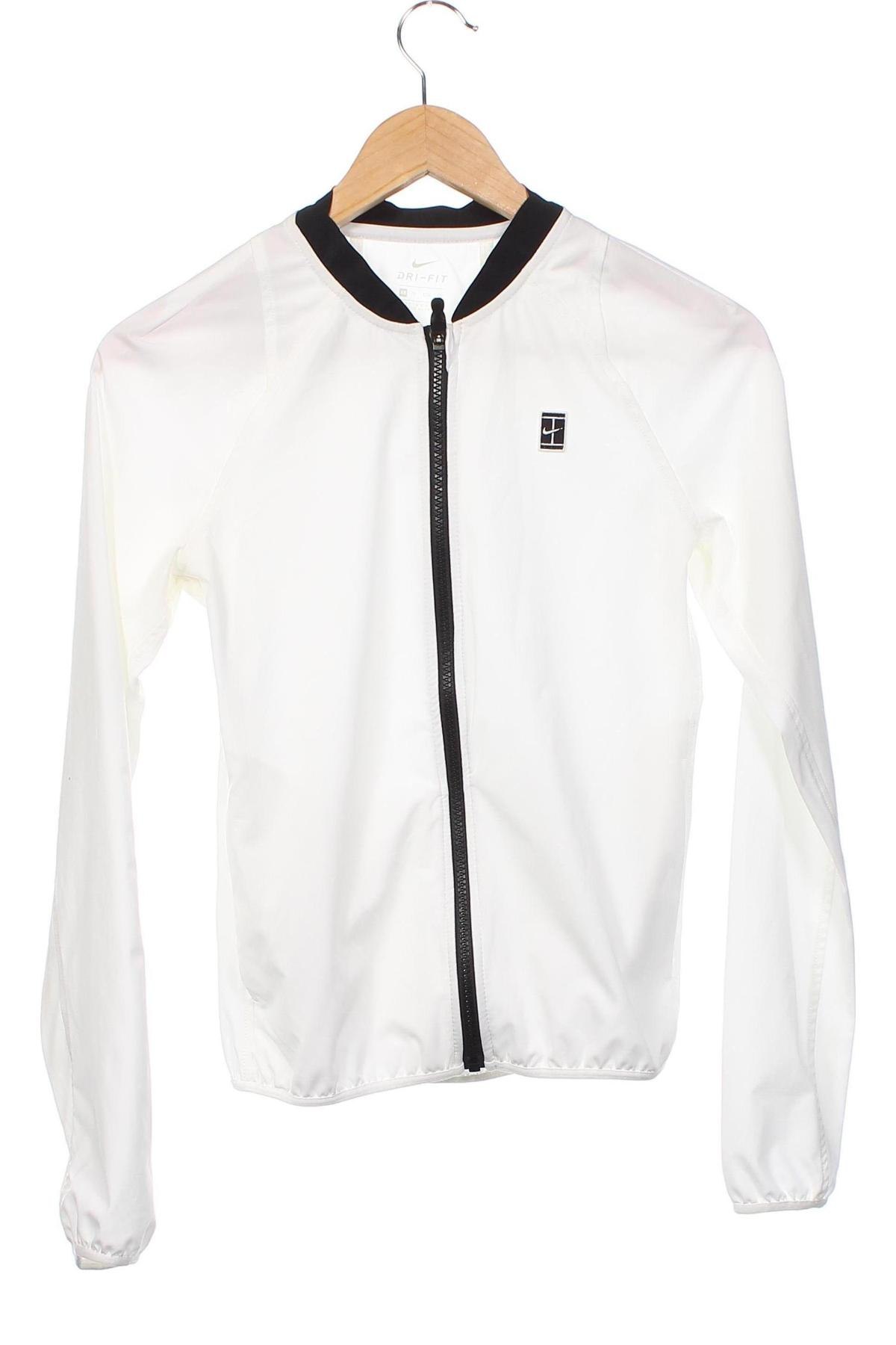 Γυναικείο μπουφάν Nike, Μέγεθος XS, Χρώμα Λευκό, Τιμή 56,29 €