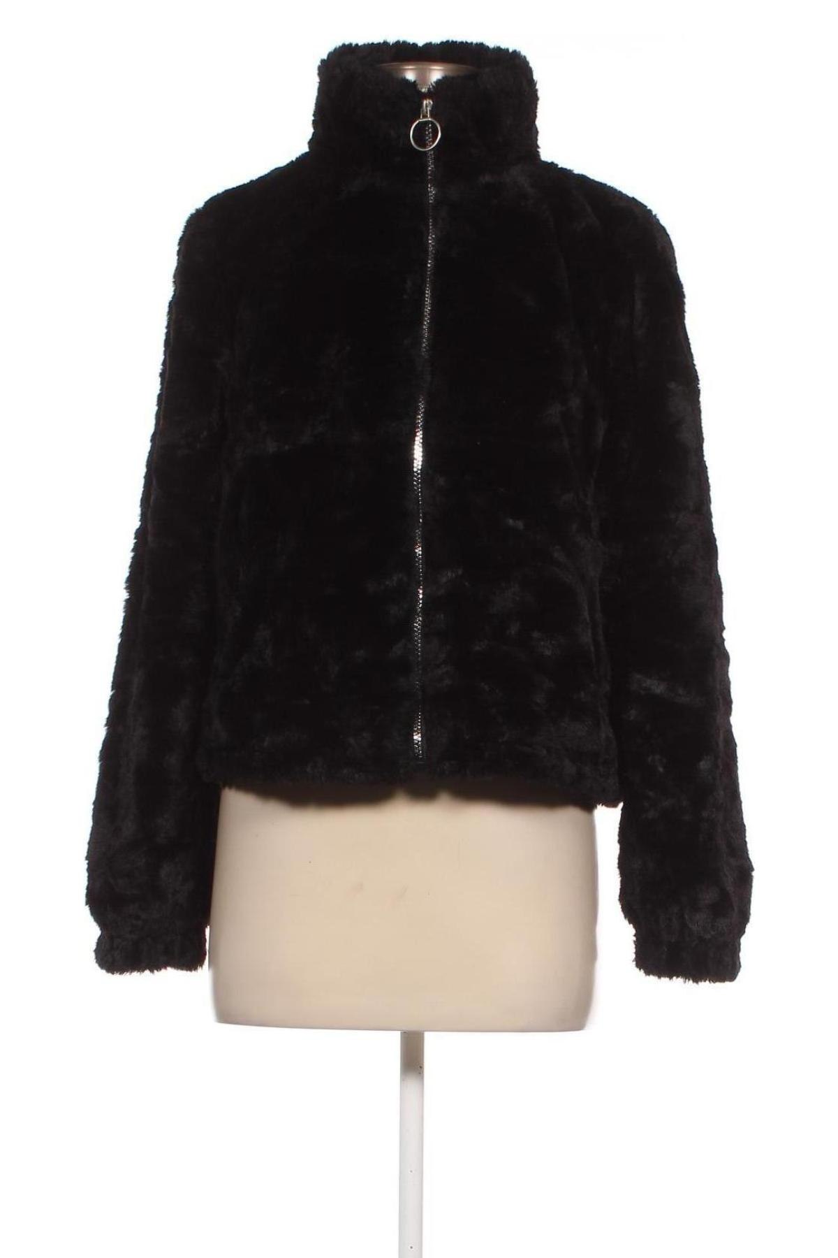 Γυναικείο μπουφάν Pull&Bear, Μέγεθος M, Χρώμα Μαύρο, Τιμή 18,30 €