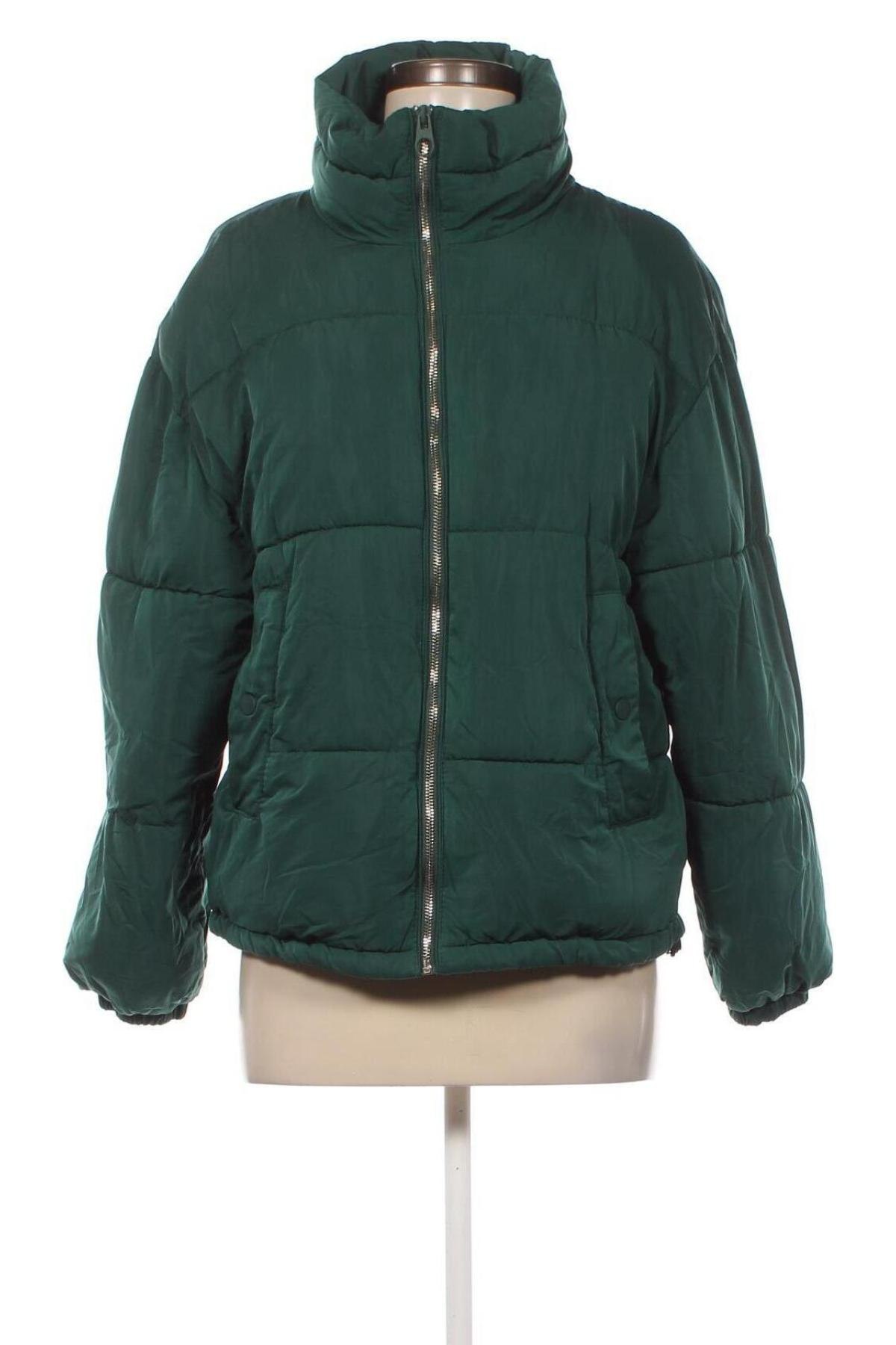 Γυναικείο μπουφάν Pull&Bear, Μέγεθος S, Χρώμα Πράσινο, Τιμή 18,30 €