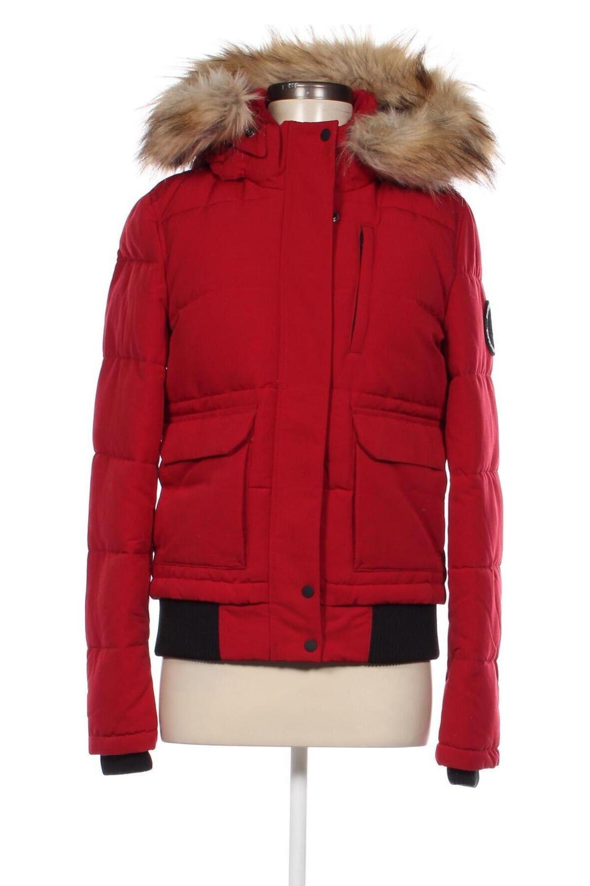 Γυναικείο μπουφάν Superdry, Μέγεθος M, Χρώμα Κόκκινο, Τιμή 59,01 €