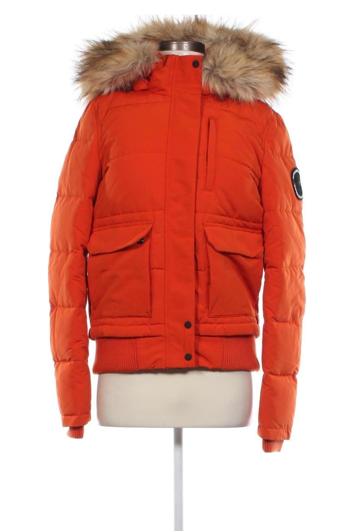 Γυναικείο μπουφάν Superdry, Μέγεθος M, Χρώμα Πορτοκαλί, Τιμή 59,01 €